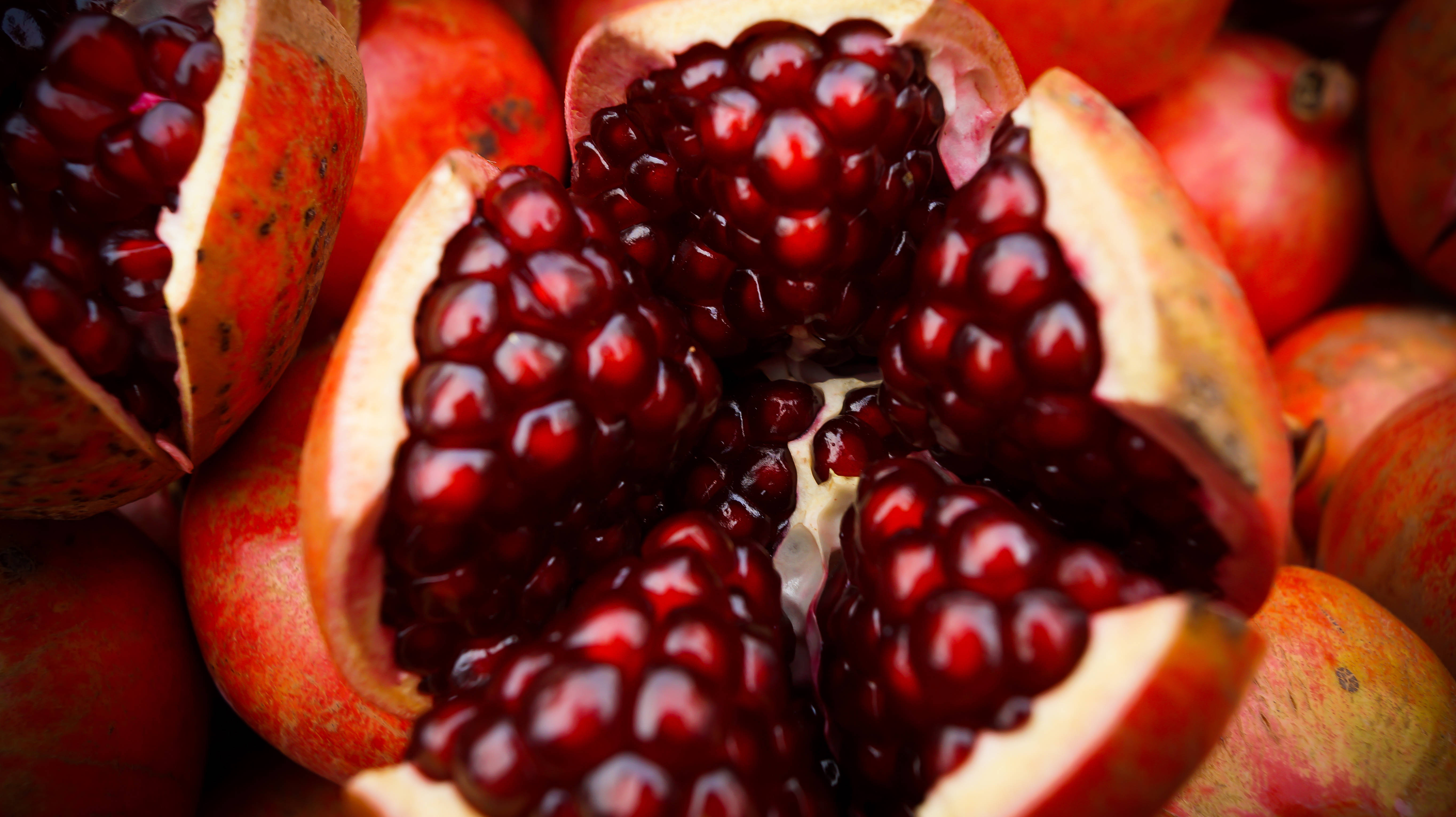 Fruta de Granada Rojo Rubí Fondos de pantalla