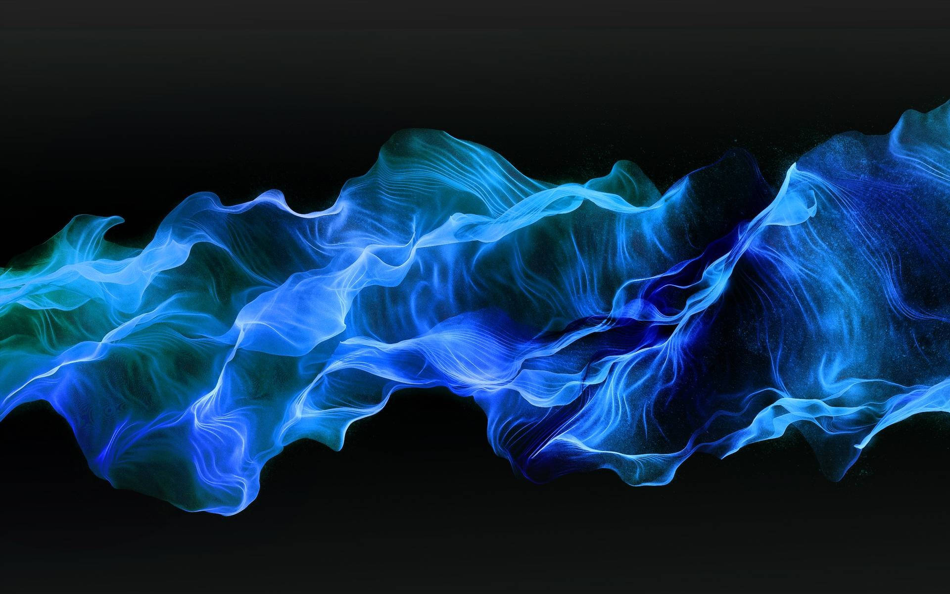 Fuego azul elegante Fondos de pantalla