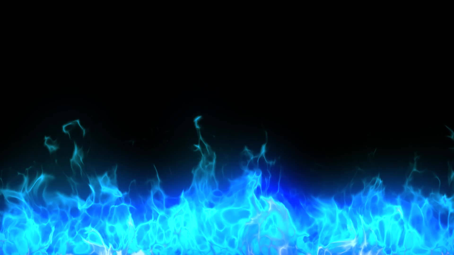 Fuego de Llamas Azules Fondos de pantalla