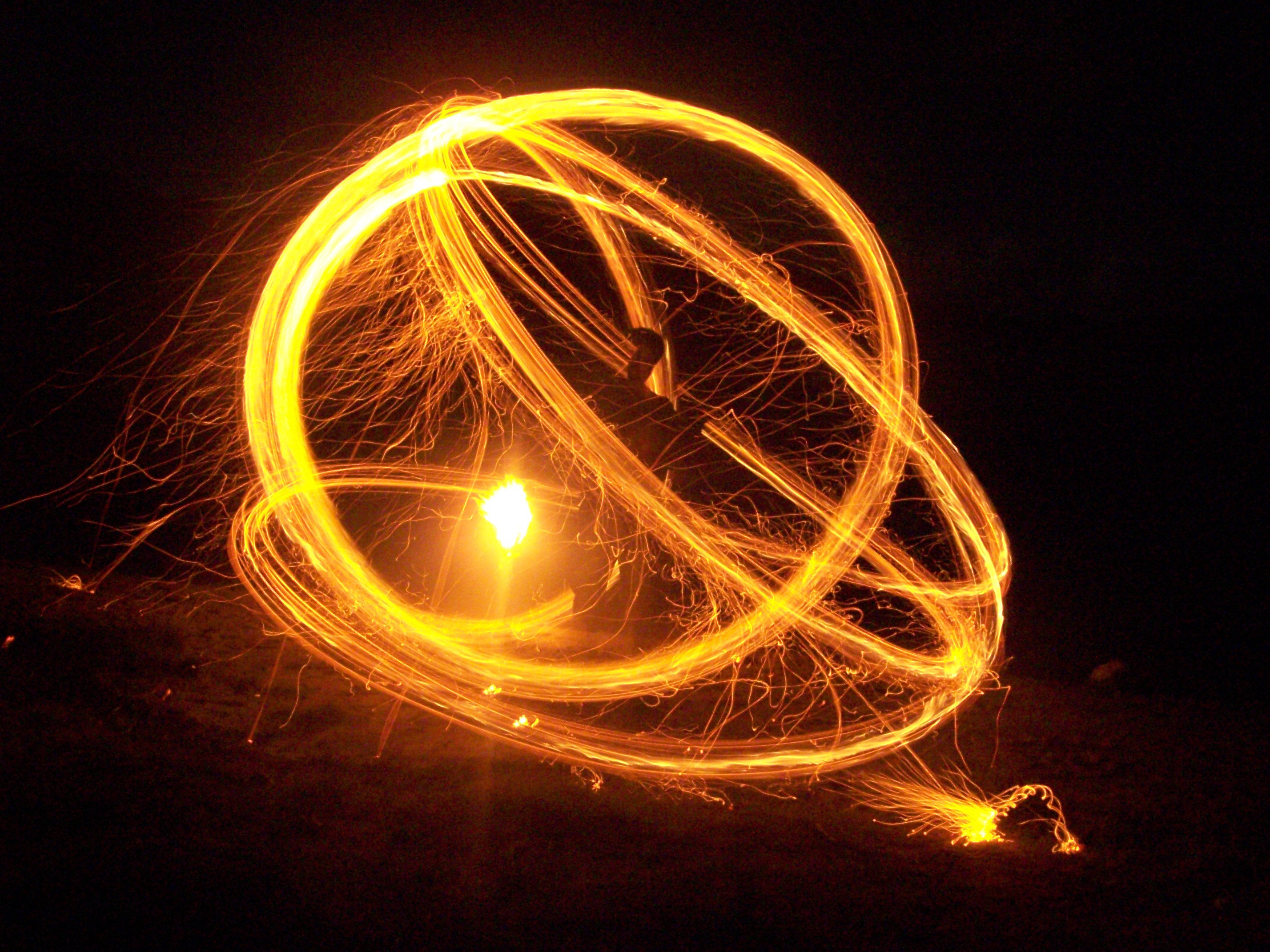 Fuego Poi Cool iPad Fondos de pantalla