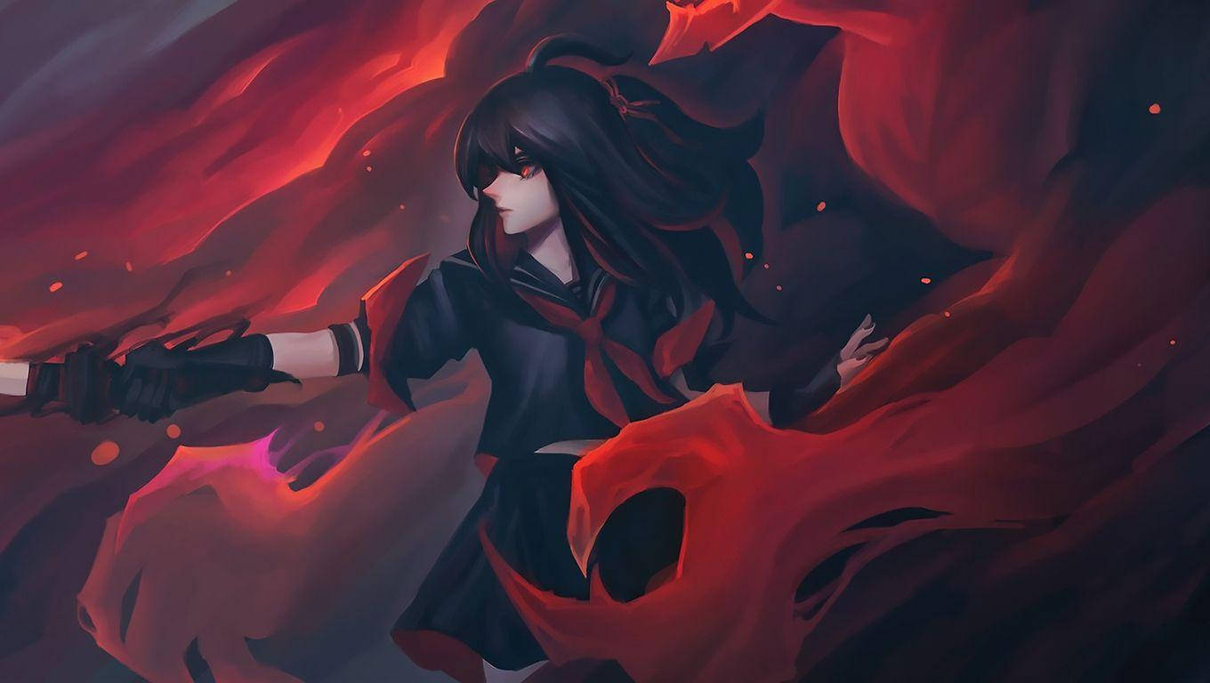 Fuego Rojo de Anime Fondos de pantalla