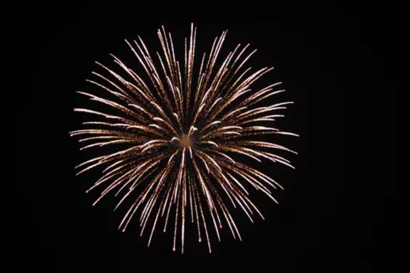 Fuegos artificiales de color oscuro Fondos de pantalla