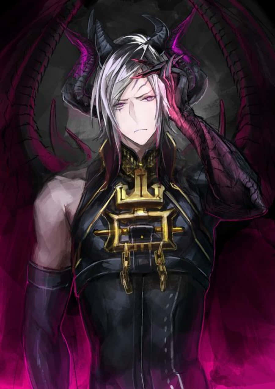 Fuerza Ardiente de un Demonio de Anime Fondos de pantalla
