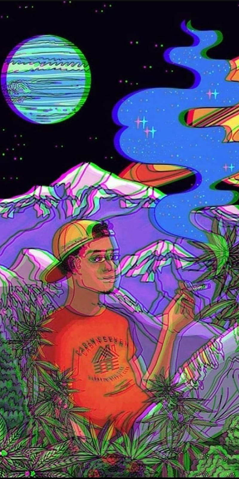Fumando Estética Psicodélica Fondos de pantalla