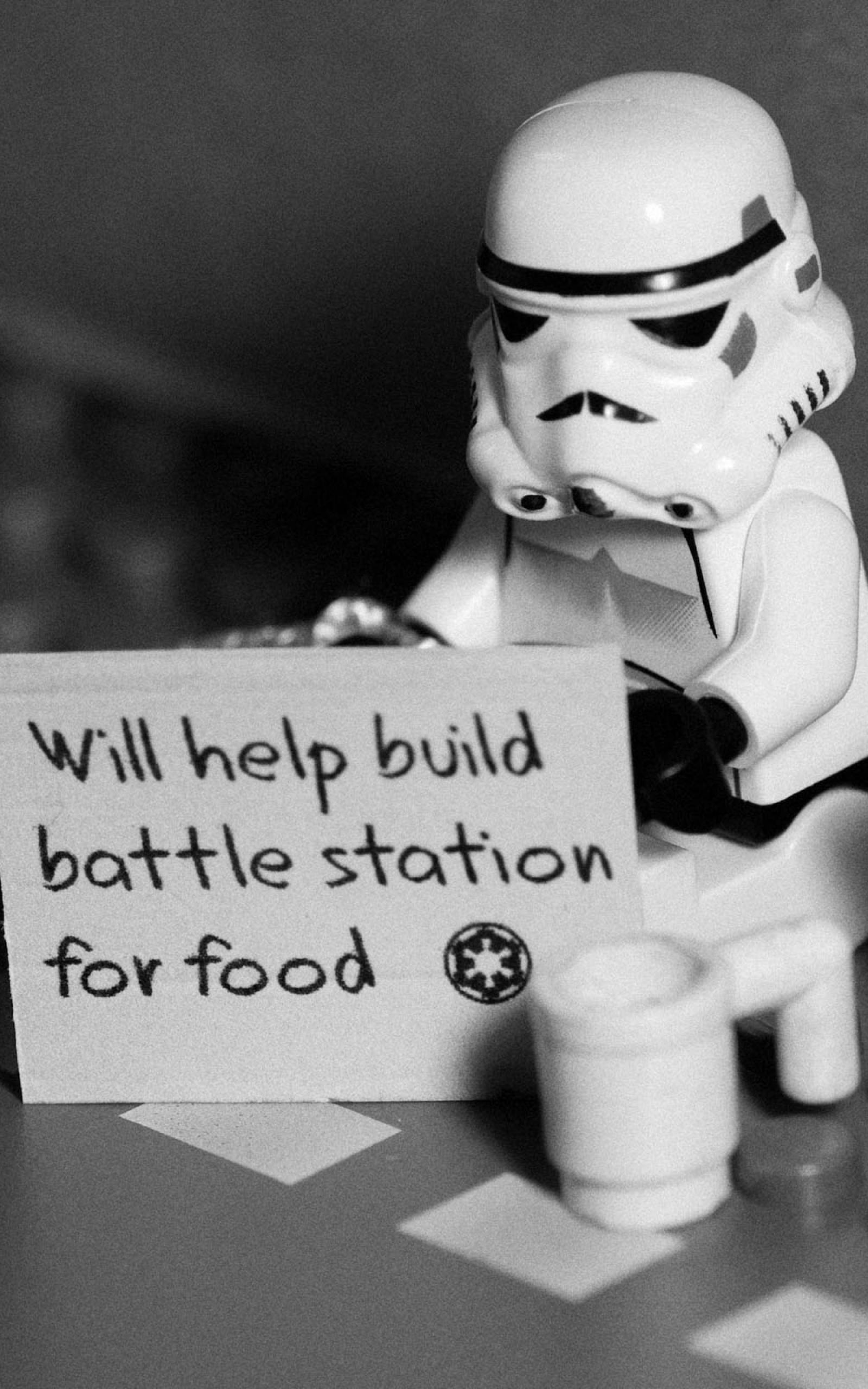 Funny Stormtrooper LEGO Star Wars Tablet Fondos de pantalla