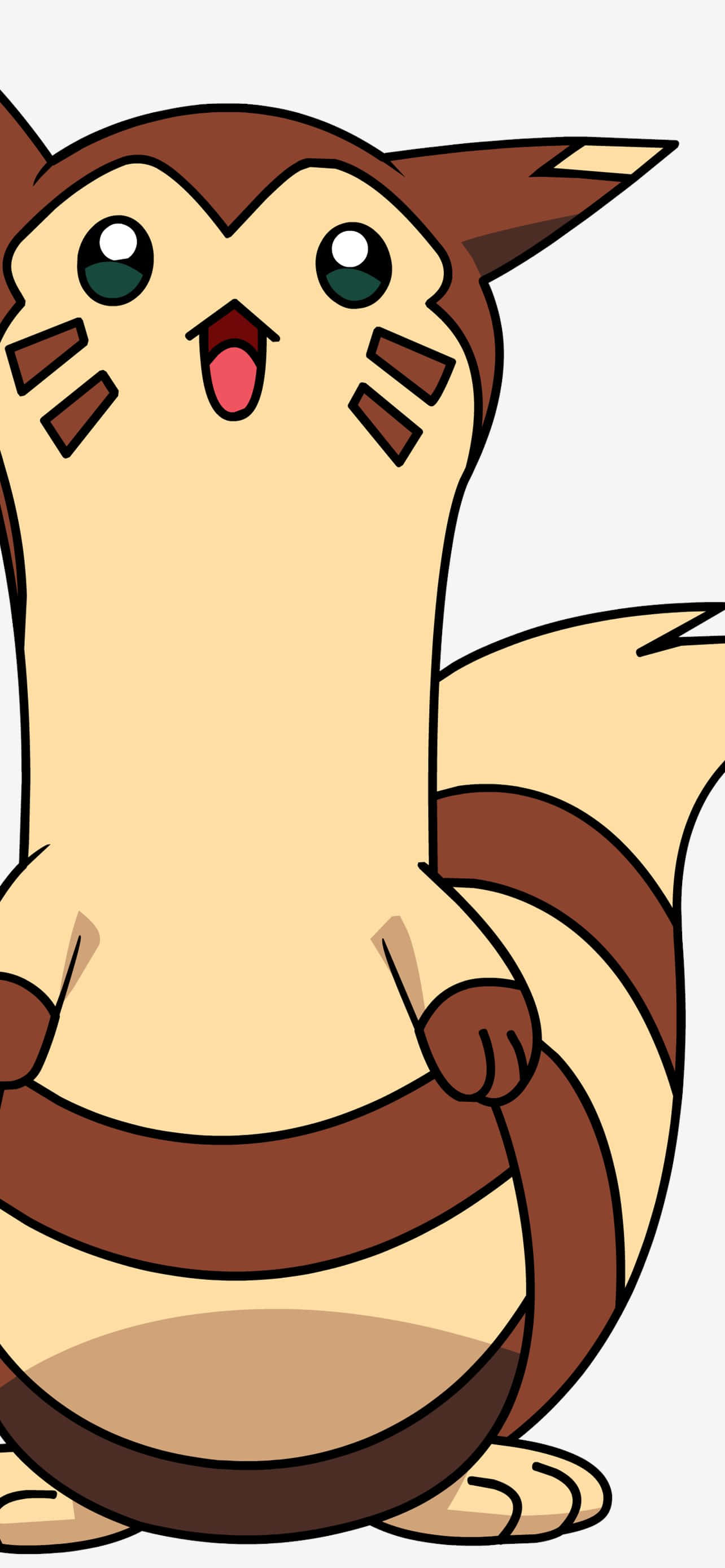 Furret Sonriente Teléfono Fondos de pantalla