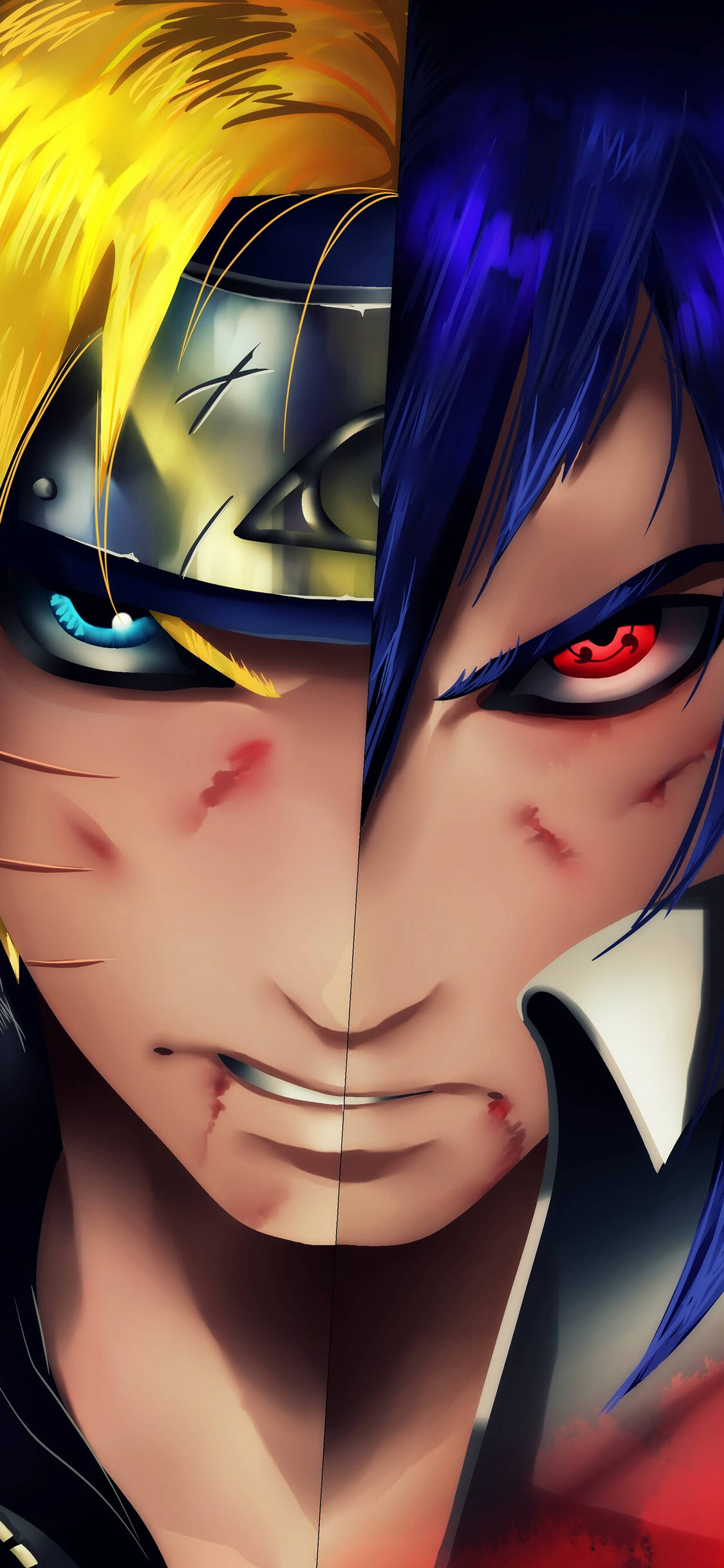 Fusión de Naruto y Sasuke Fondos de pantalla