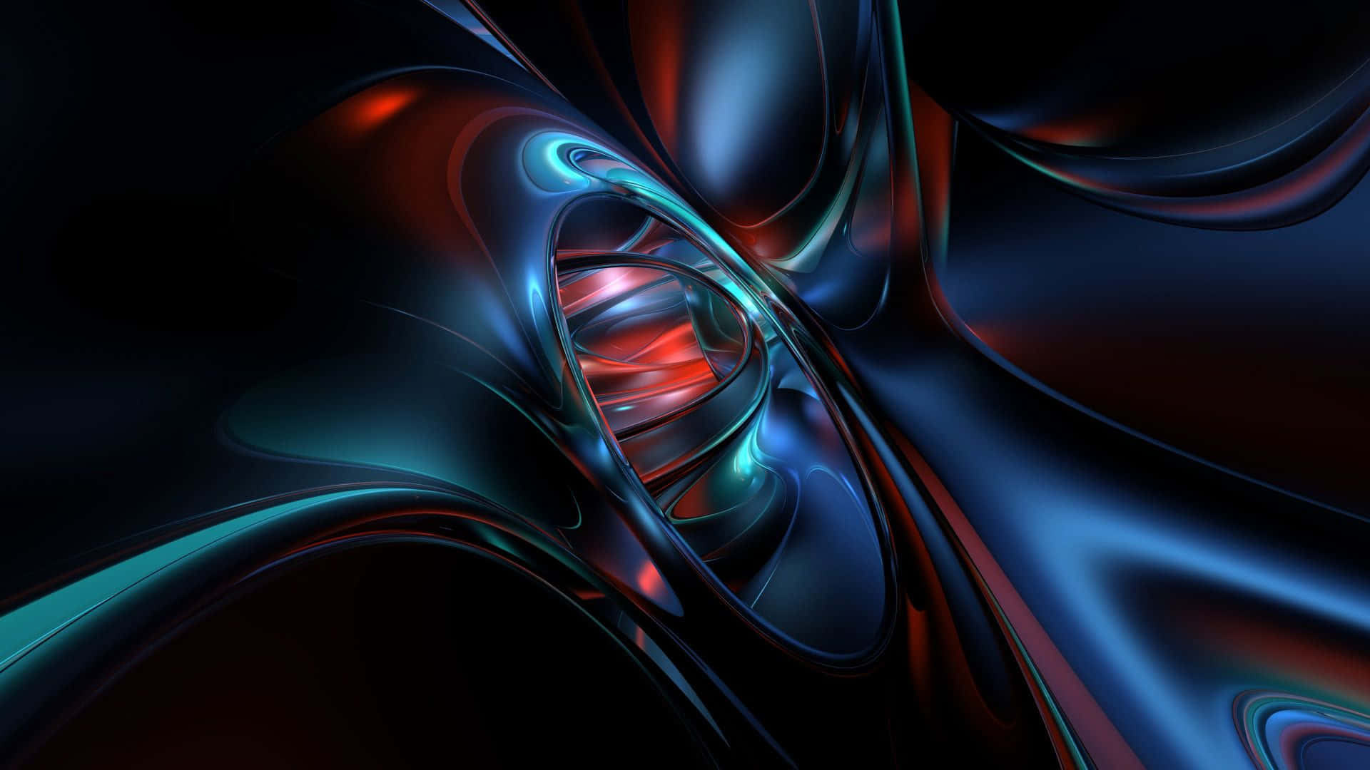 Fusión vibrante de azul y rojo Fondos de pantalla