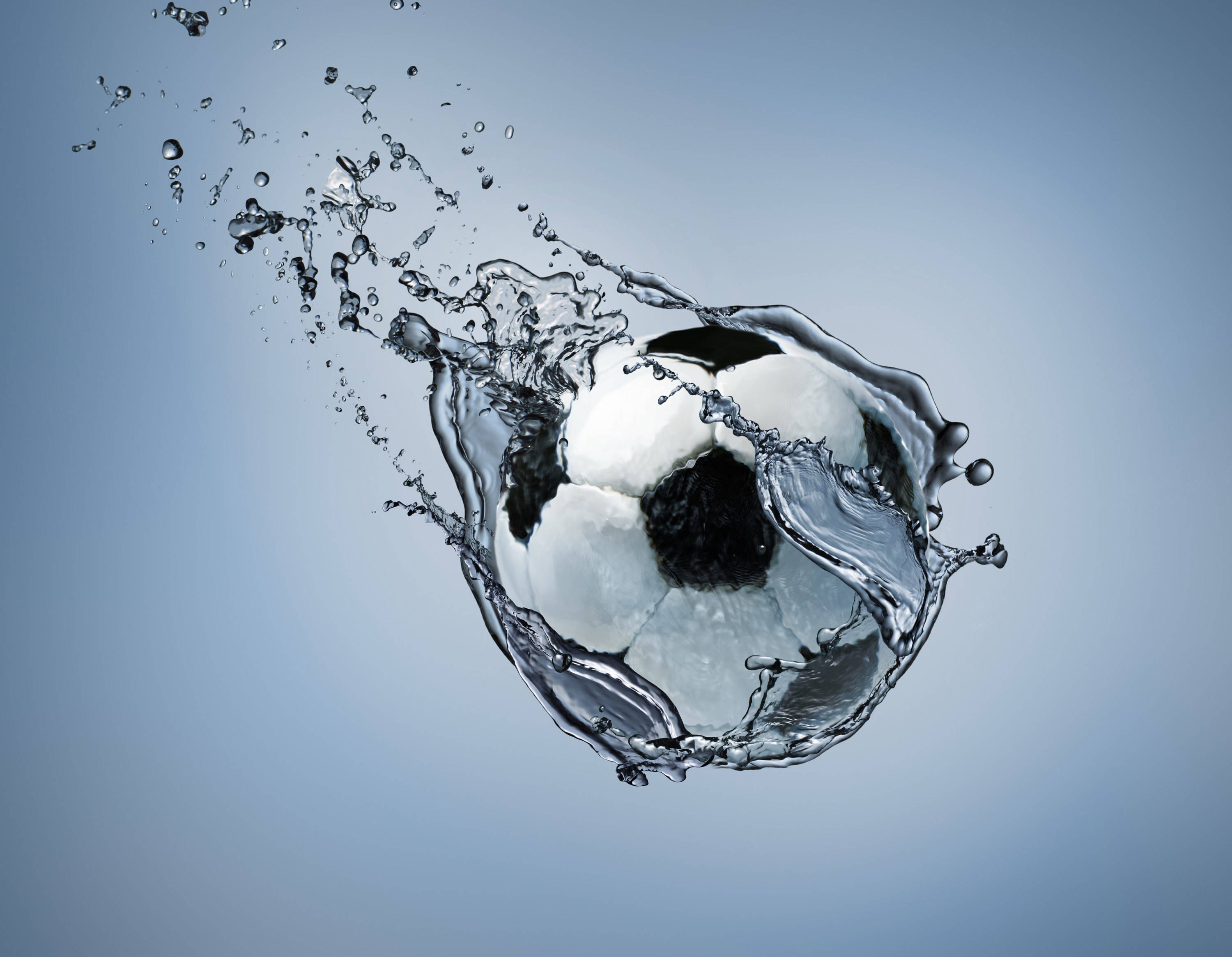 Fútbol soccer bajo el agua Fondos de pantalla