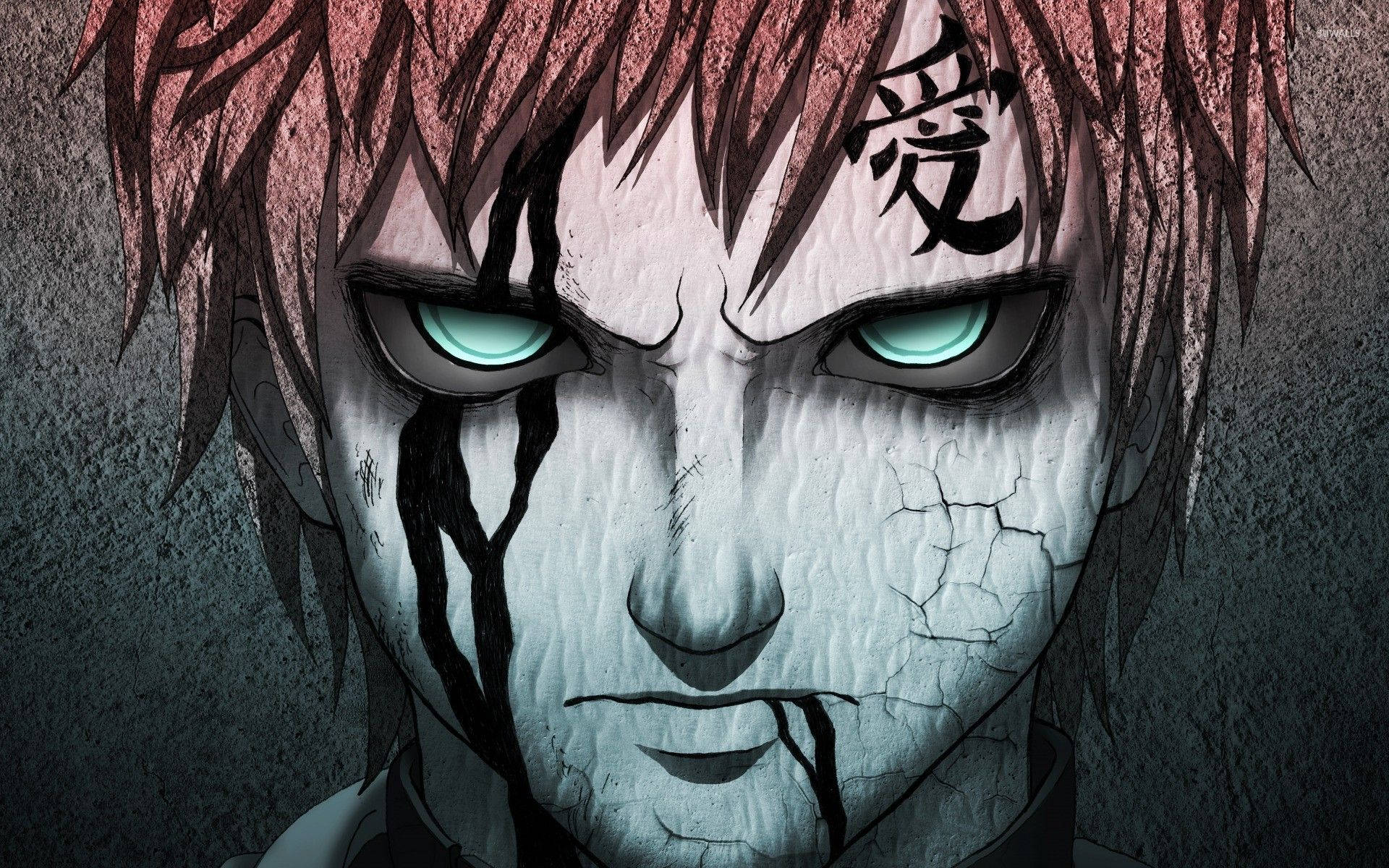 Una imagen de Gaara en el anime Naruto Shippuden para fondo de escritorio.