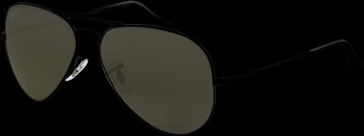 Gafas de sol aviador negras aisladas Fondos de pantalla