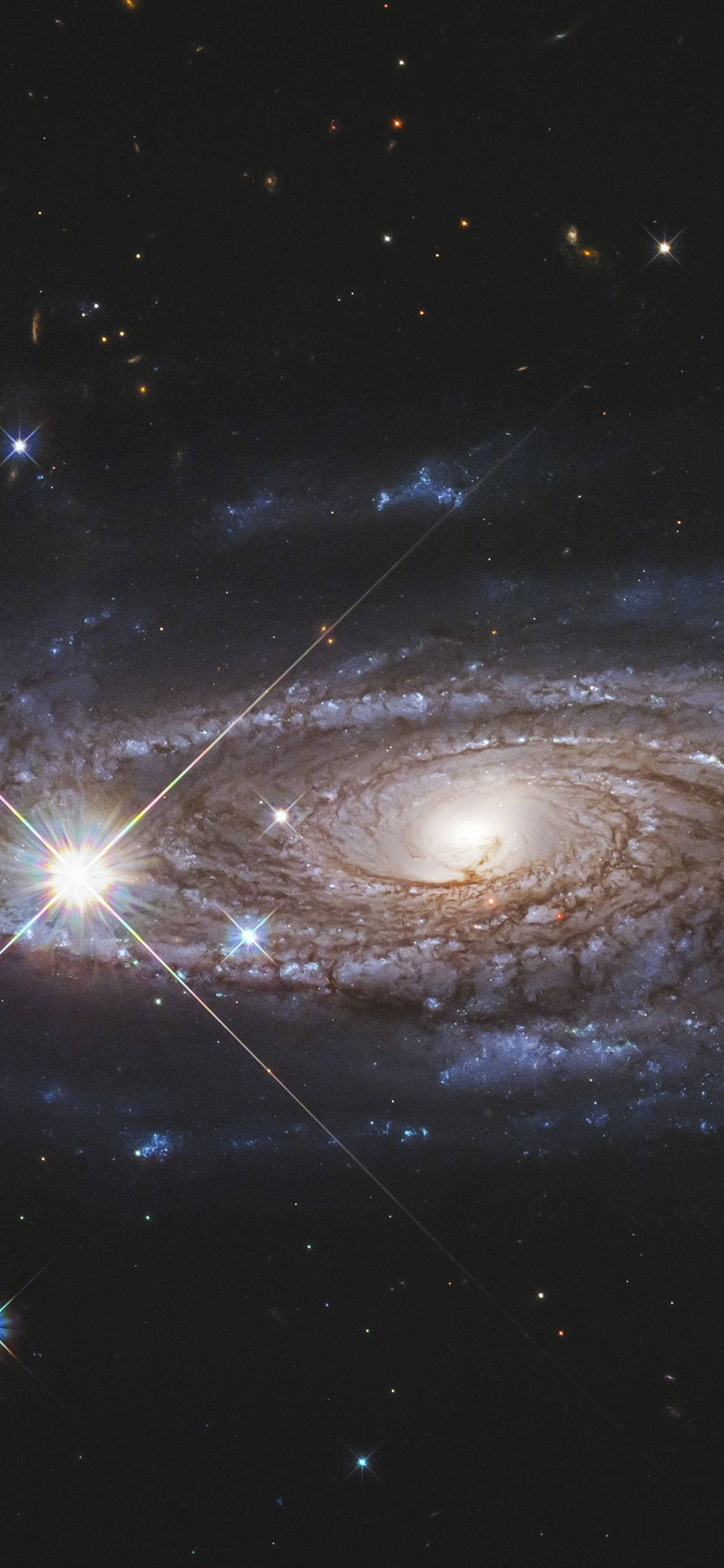 Galaxia Brillante de la NASA para iPhone Fondos de pantalla