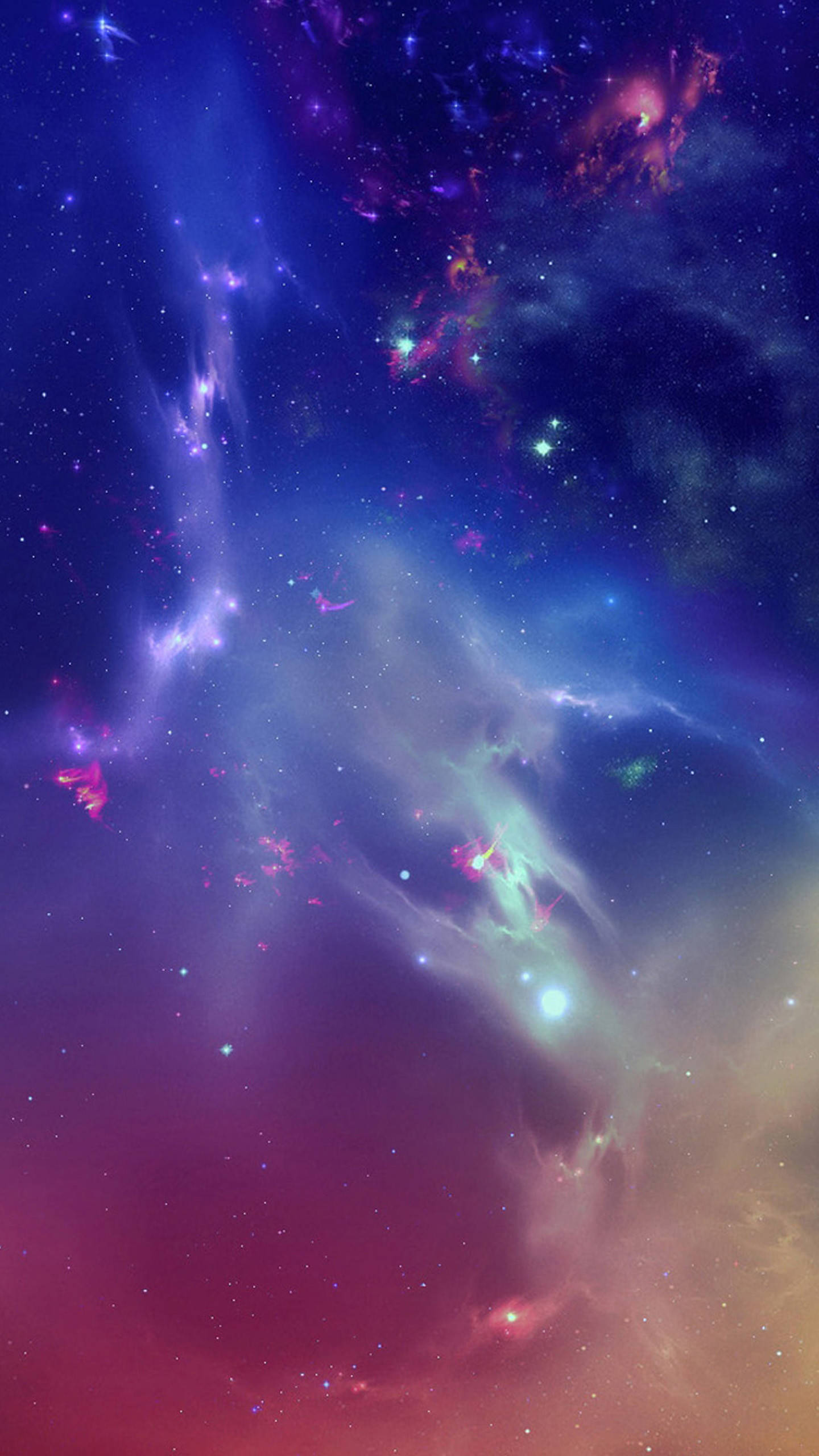 Galaxia Colorida en Vivo Fondos de pantalla