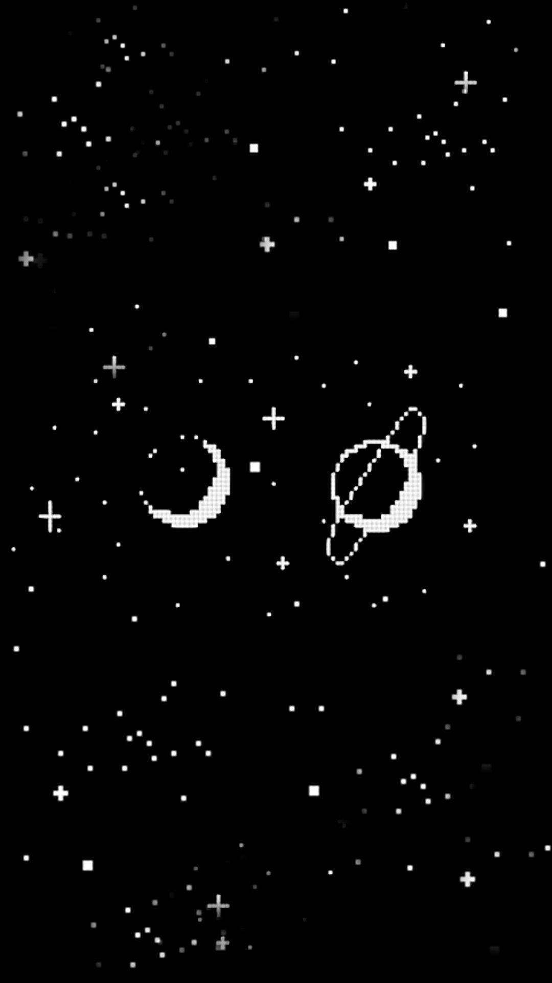 Galaxia de Caricatura Estética Negra para Tumblr iPhone Fondos de pantalla