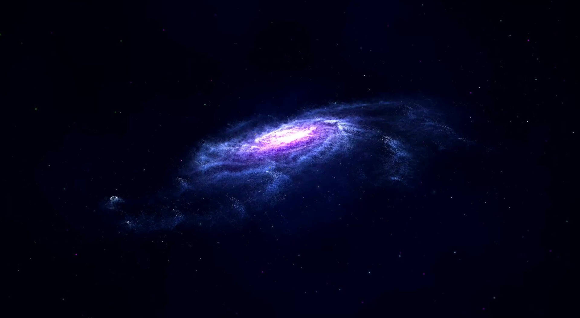 Galaxia Espiral en Movimiento 4K