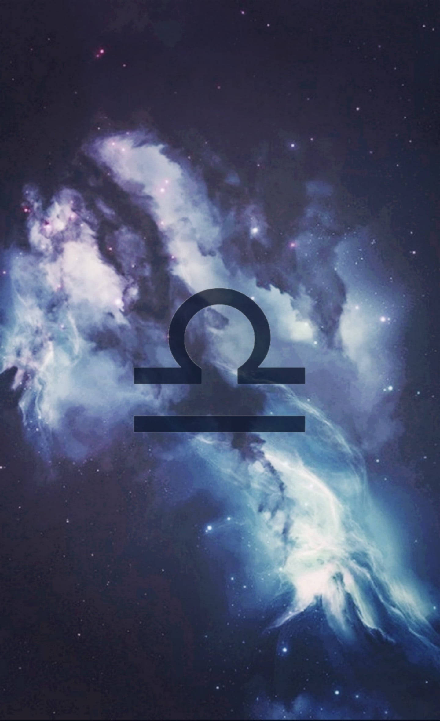 Galaxia nubosa del zodiaco Libra Fondos de pantalla