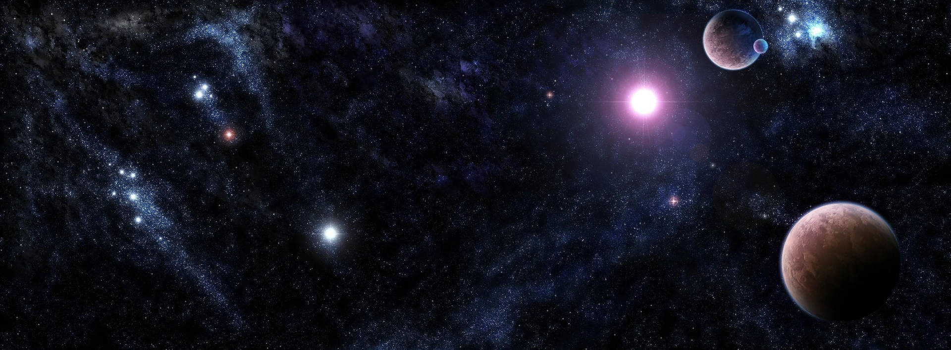 Fondo de pantalla de galaxia oscura en el universo