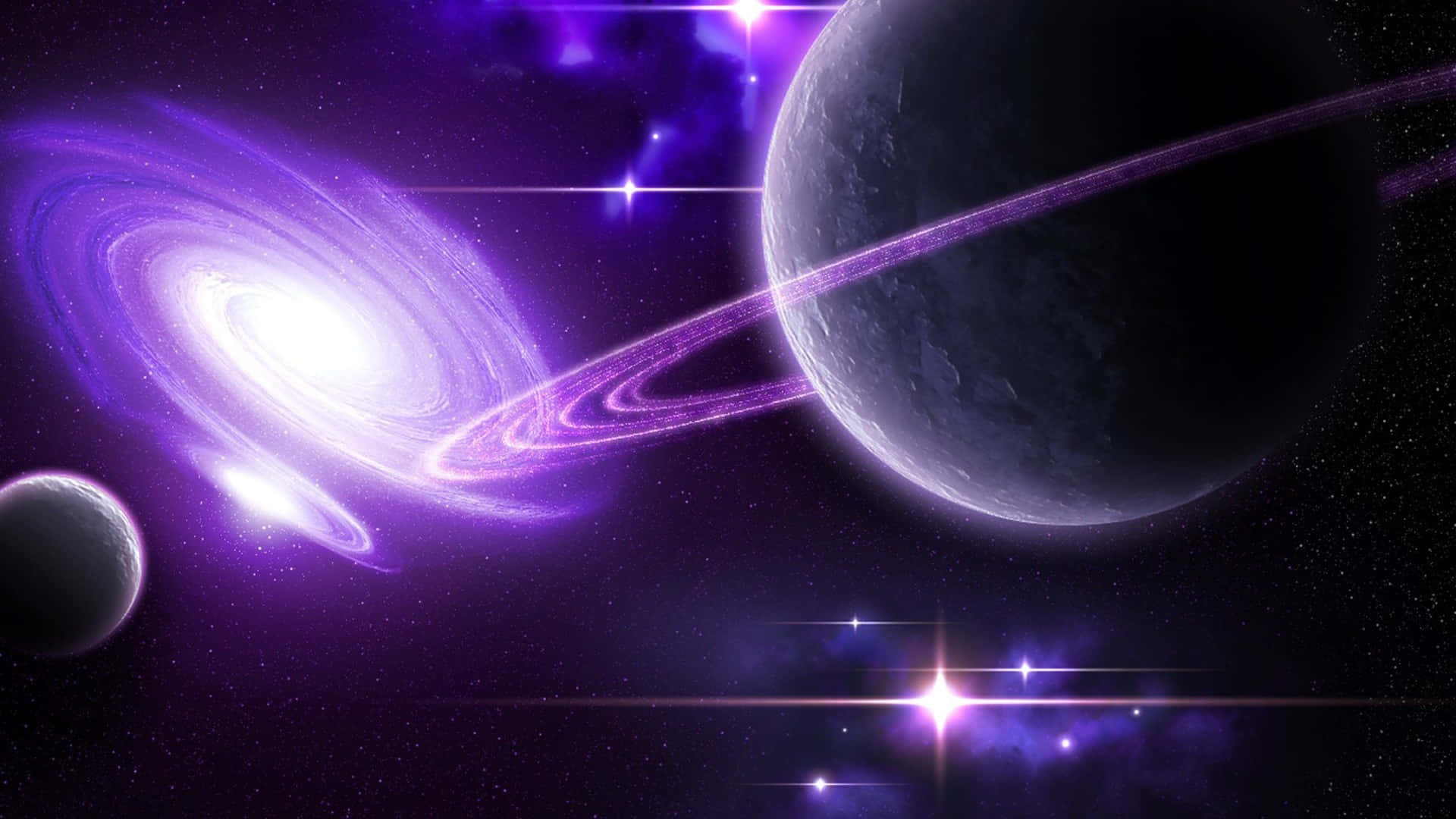 Galaxia Púrpura - Explora un Universo Colorido Fondos de pantalla
