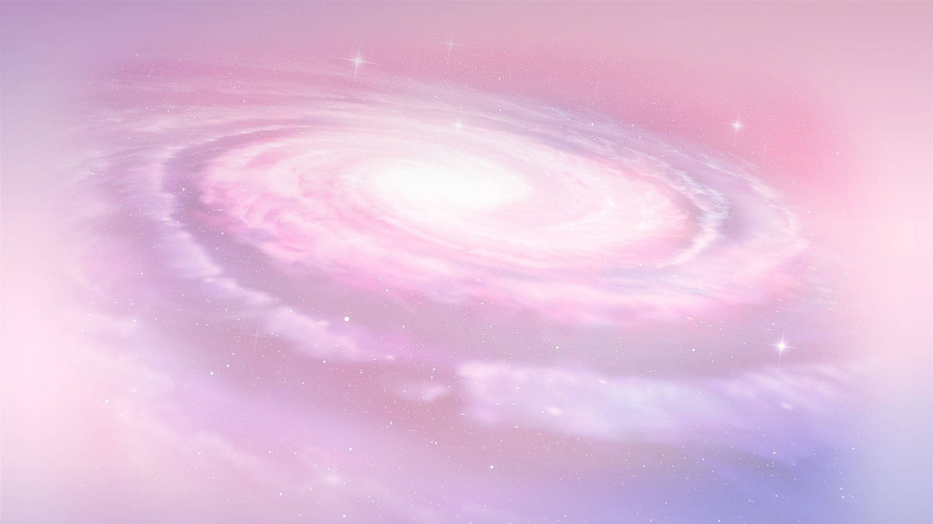 Galaxia Rosa Estética Linda Fondos de pantalla