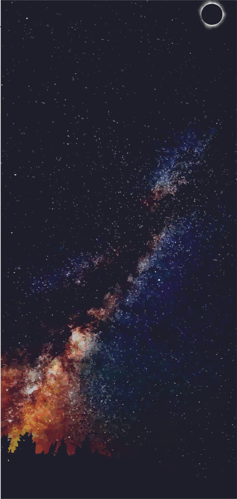 Galaxia Vía Láctea Samsung S10