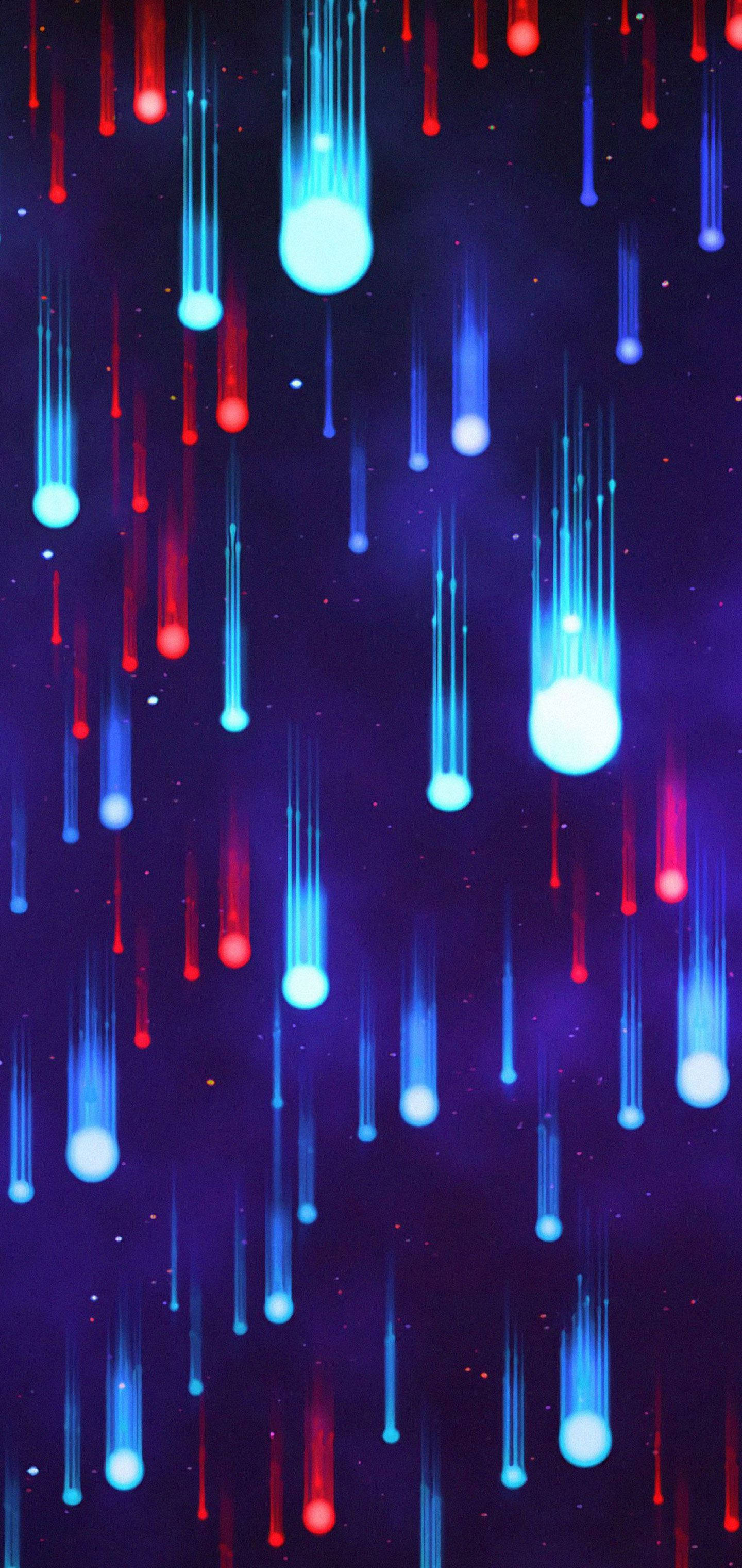 Galaxy S10 Orbes Cayendo Fondos de pantalla