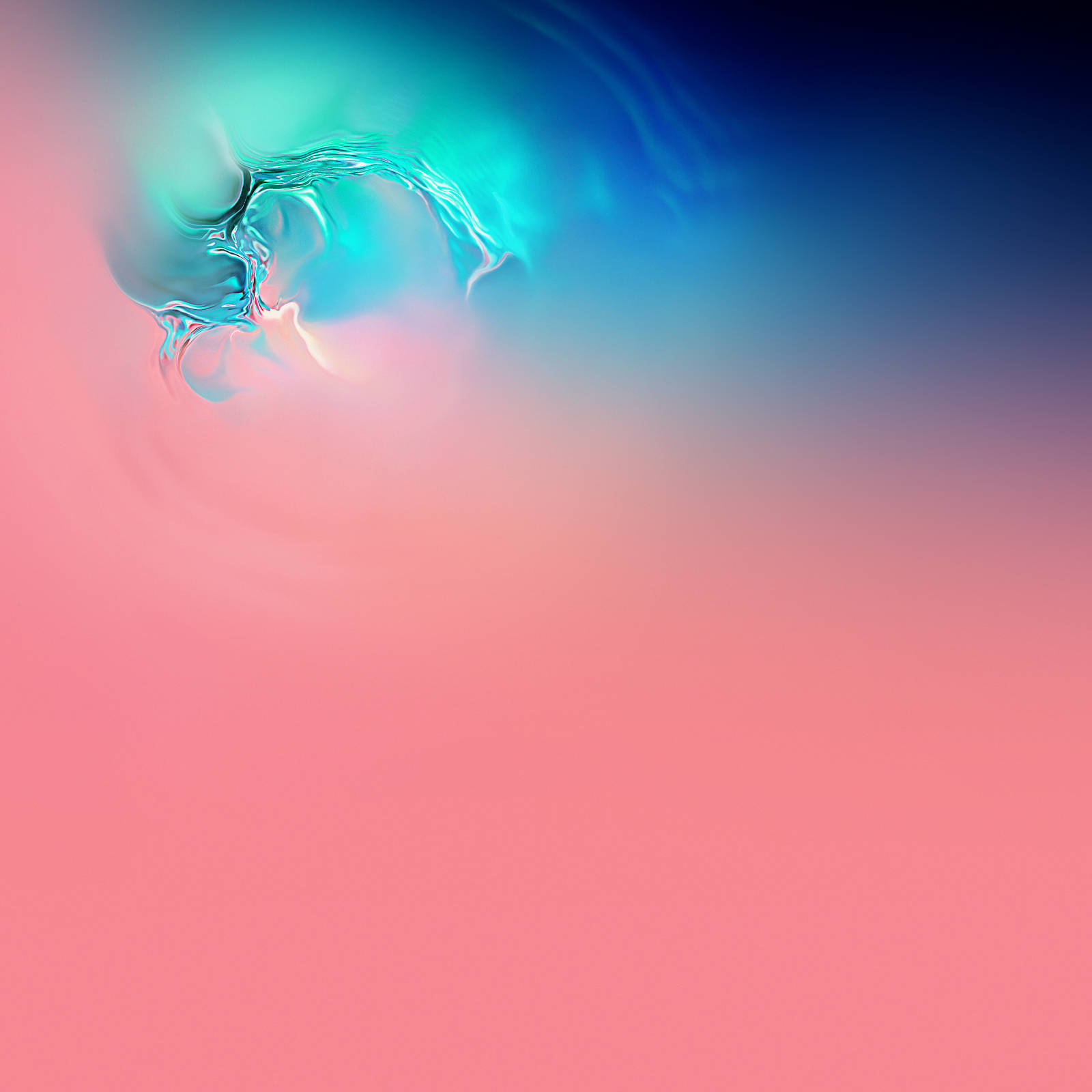 Galaxy S10 Rosa sobre Azul Fondos de pantalla