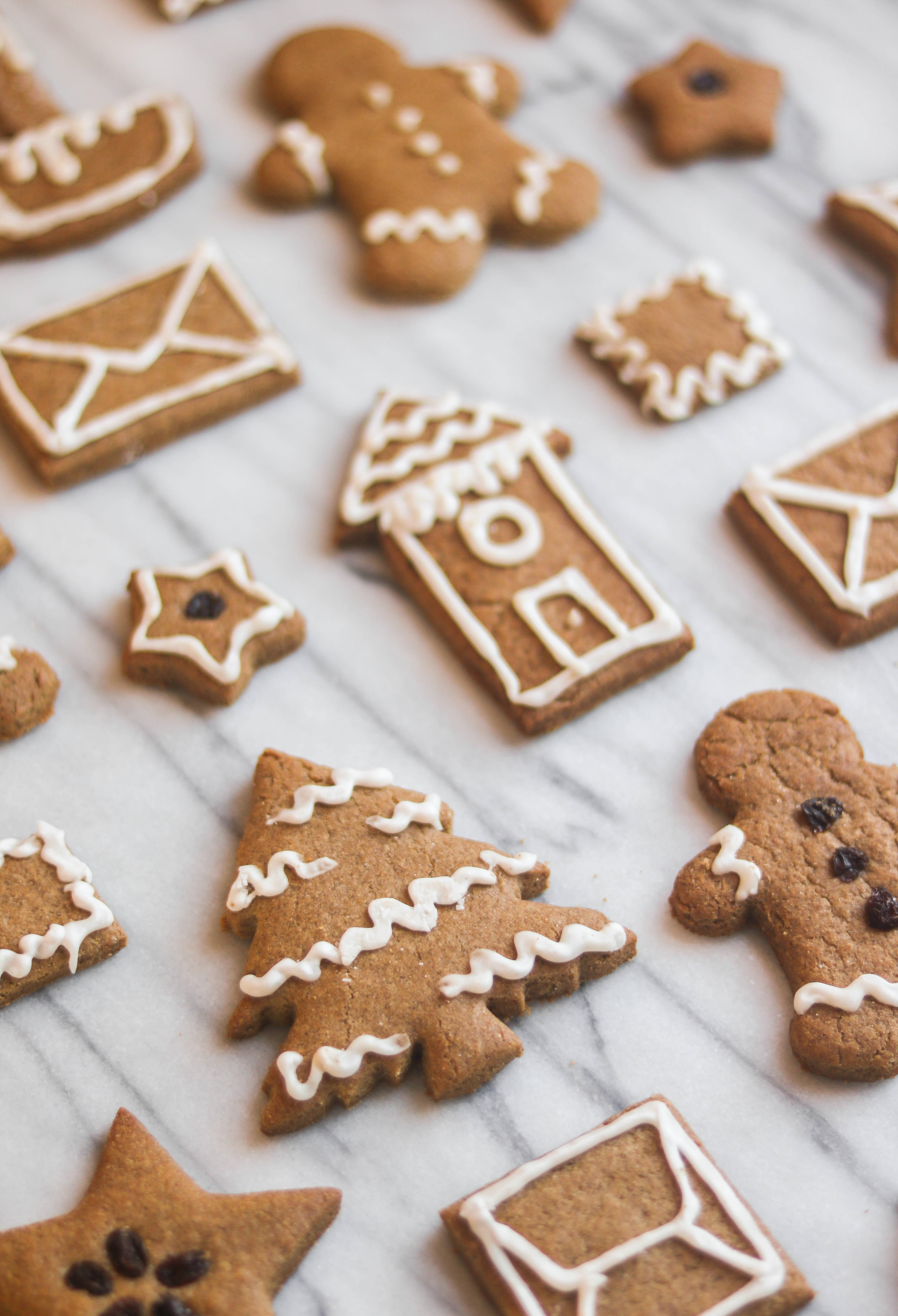 Galletas de jengibre doradas Fondos de pantalla