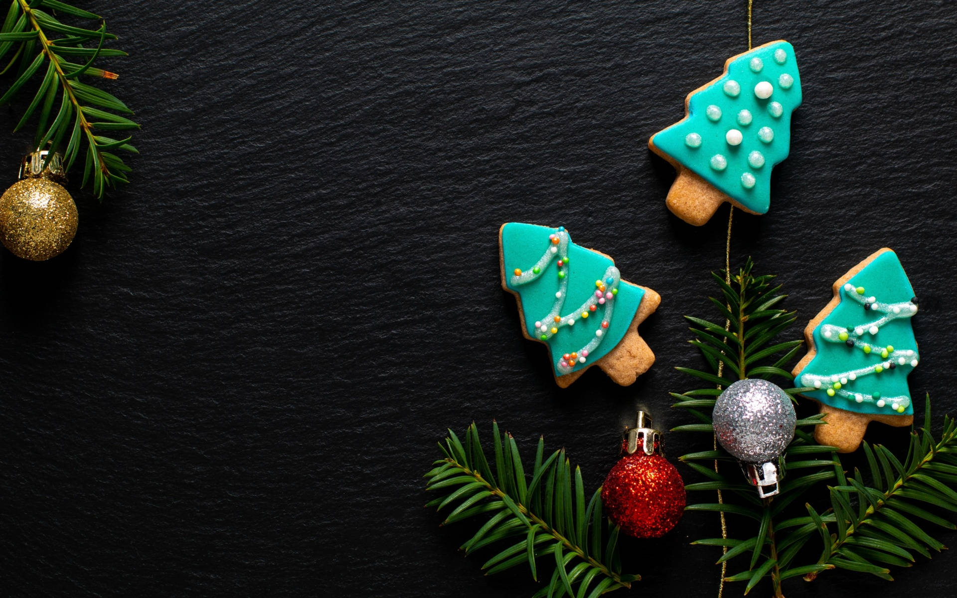 Galletas Navideñas Pantalla Ancha Fondos de pantalla