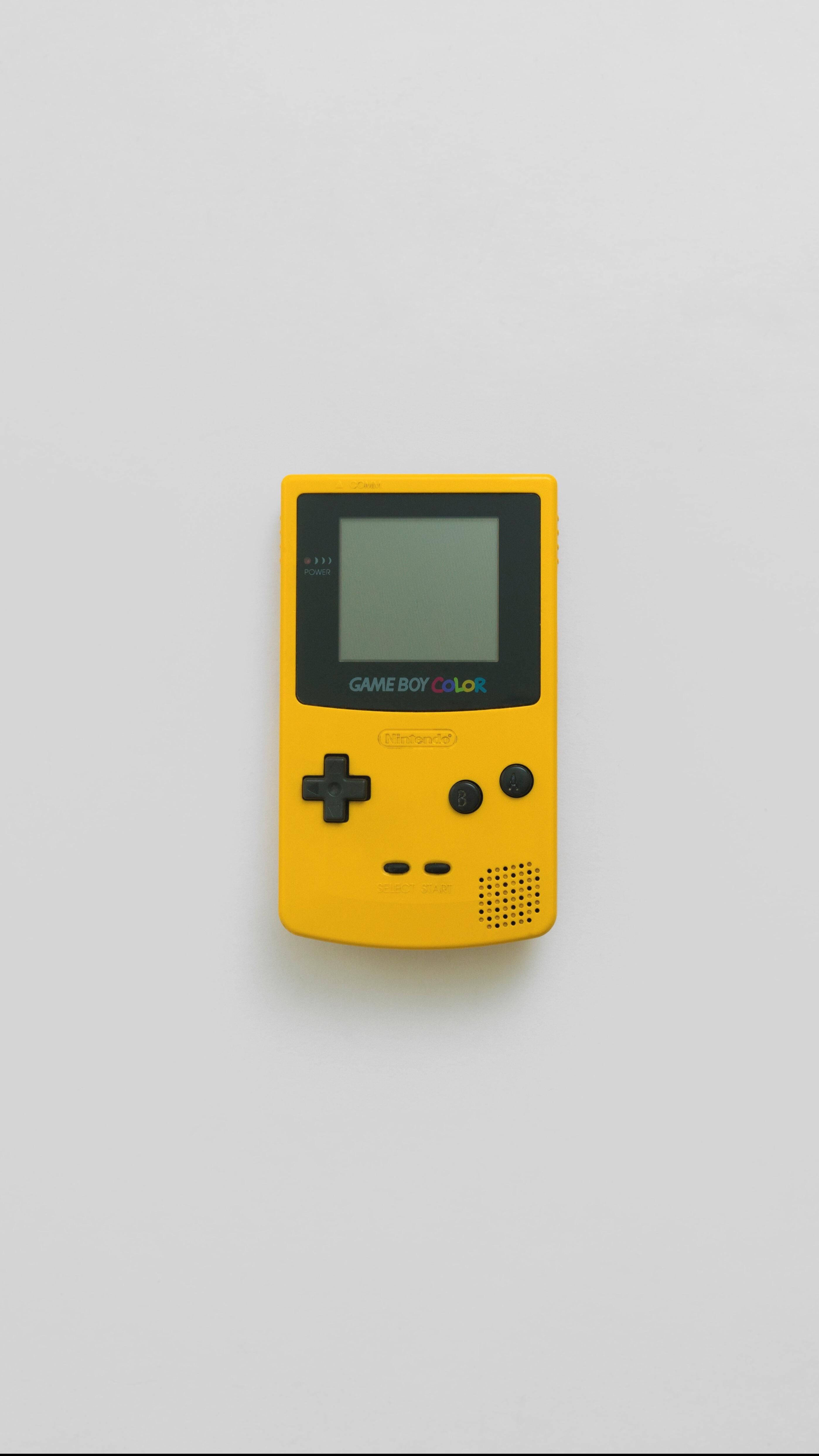 Game Boy Color amarillo simple Fondos de pantalla