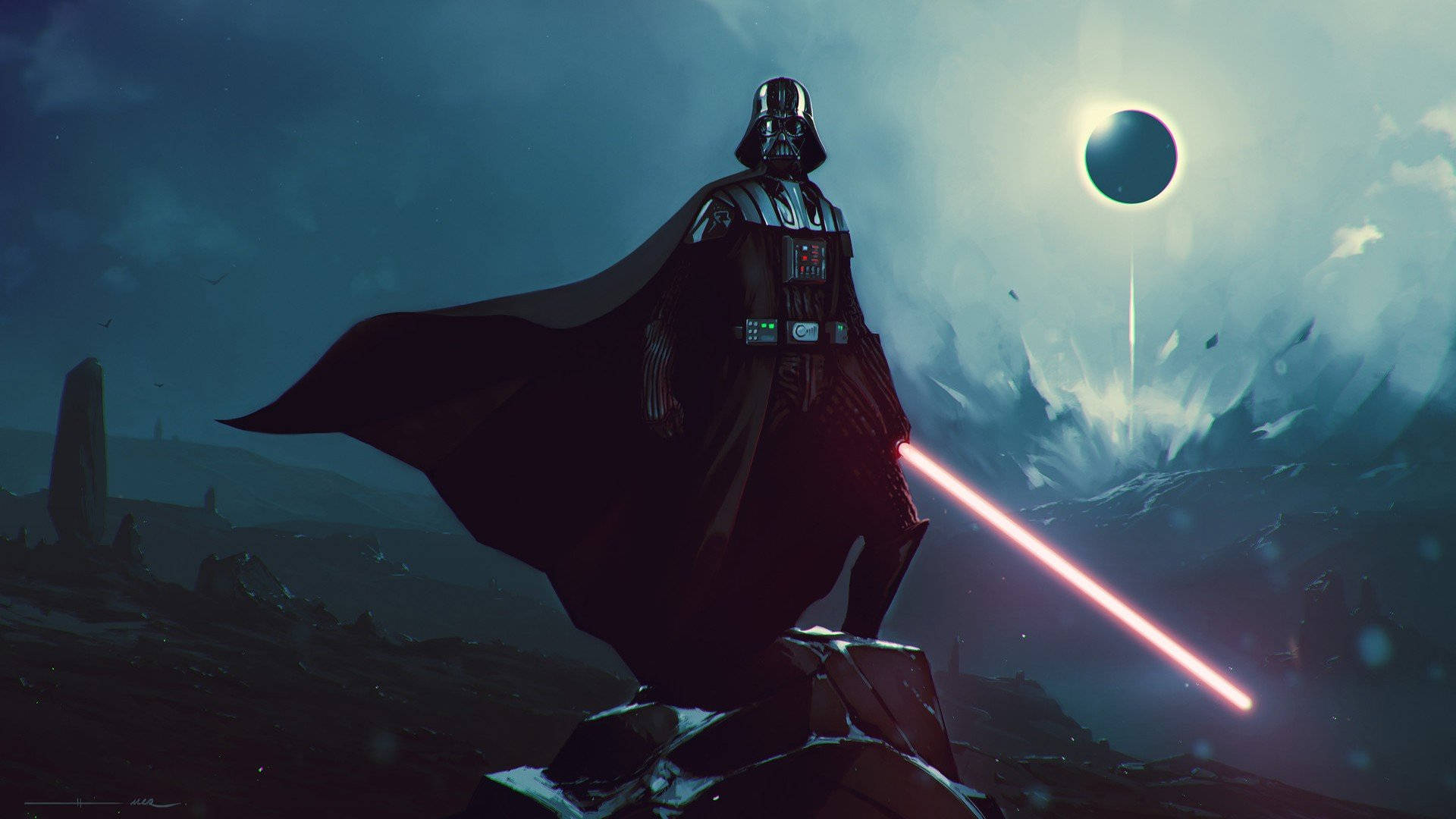 Gaming Darth Vader 1920 x 1080 Fondos de pantalla