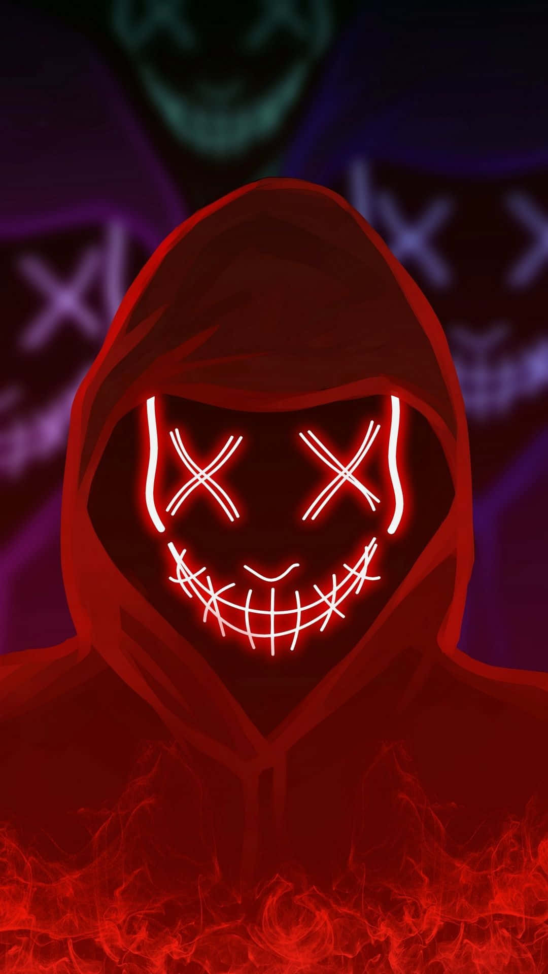 Gángster Fino en Hoodie Rojo Fondos de pantalla