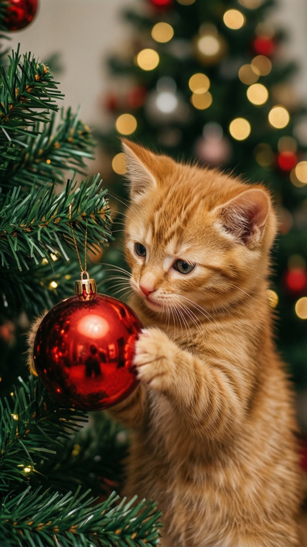 Gatito y Adorno Fondos de pantalla