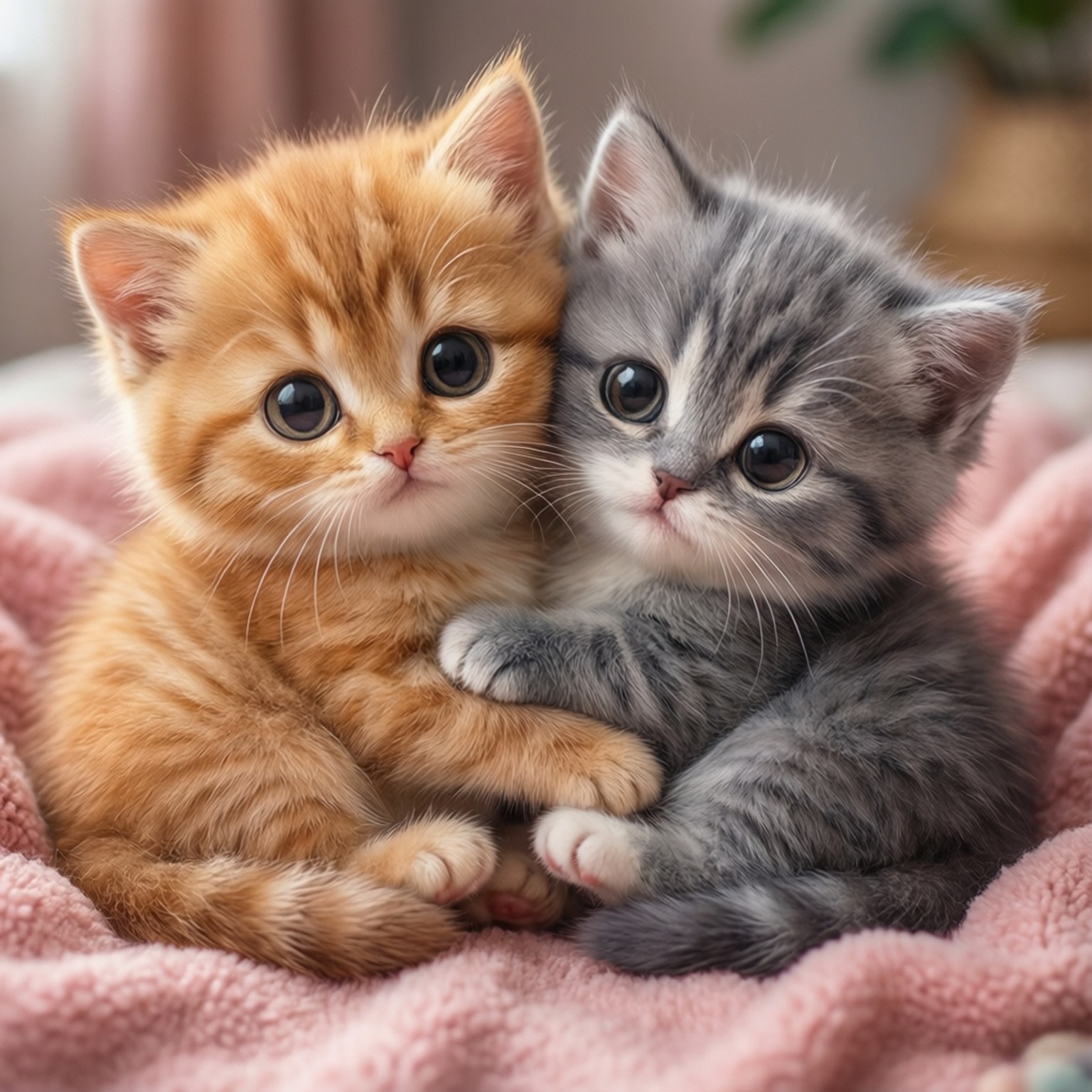 Gatitos Peludos Amigos Fondos de pantalla