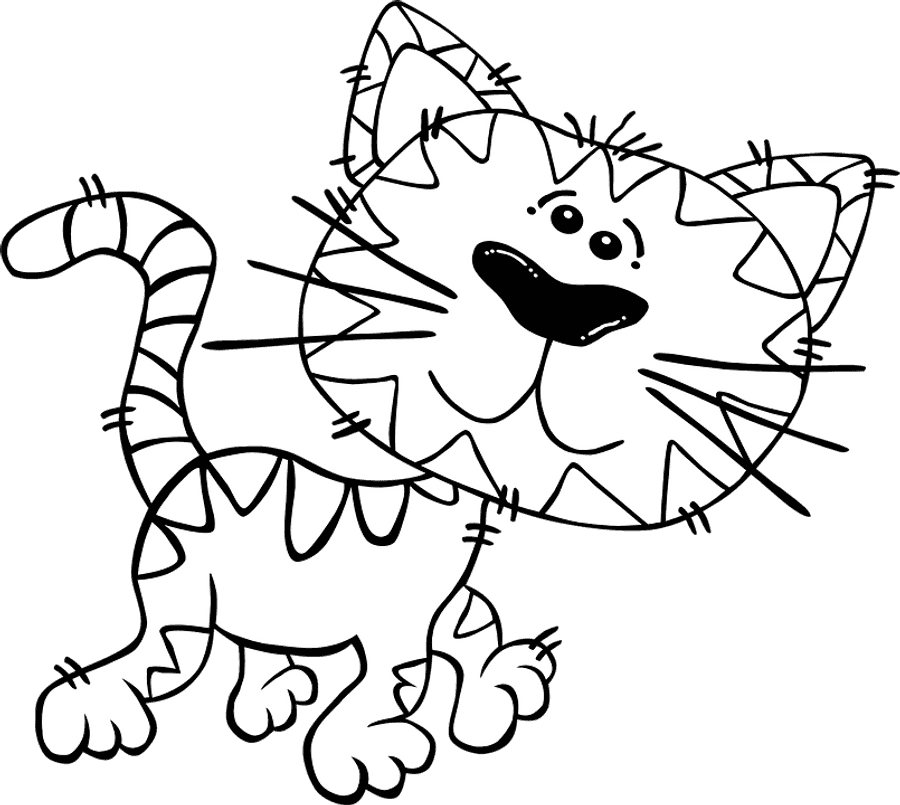 Gato caricatura riendo Fondos de pantalla