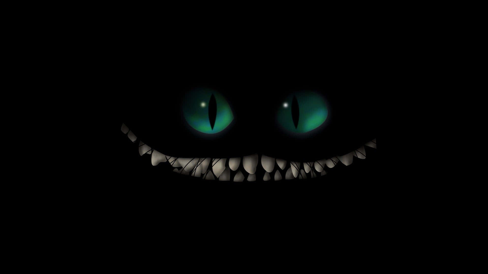 Gato de Cheshire con ojos verdes Fondos de pantalla