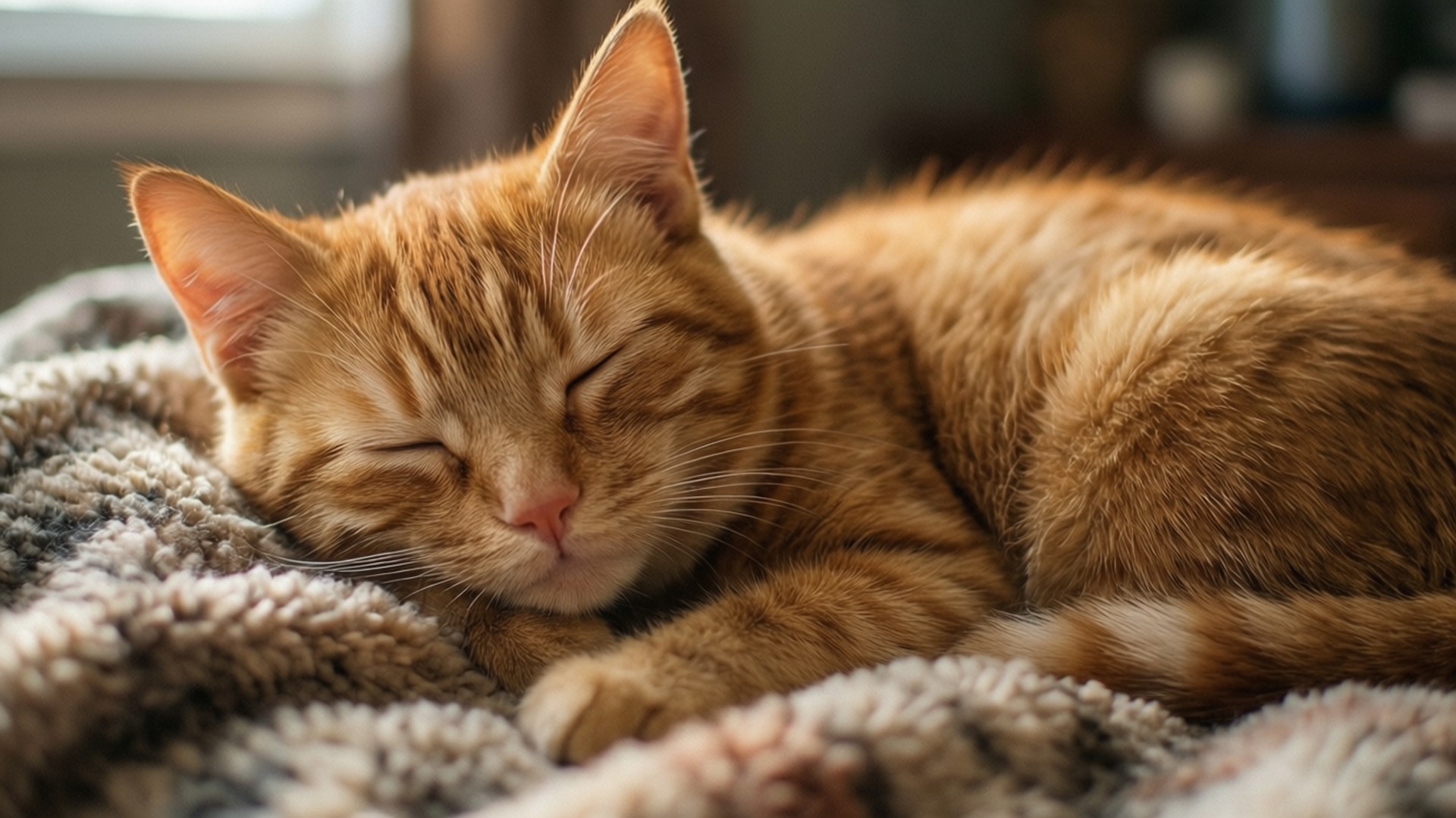 Gato Durmiendo Plácidamente Fondos de pantalla