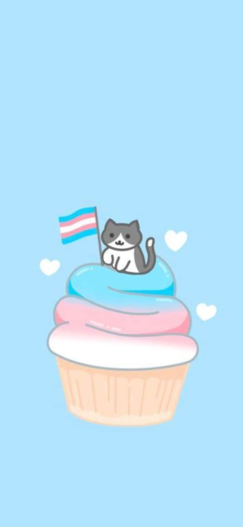 Gato en un muffin Trans Phone Fondos de pantalla