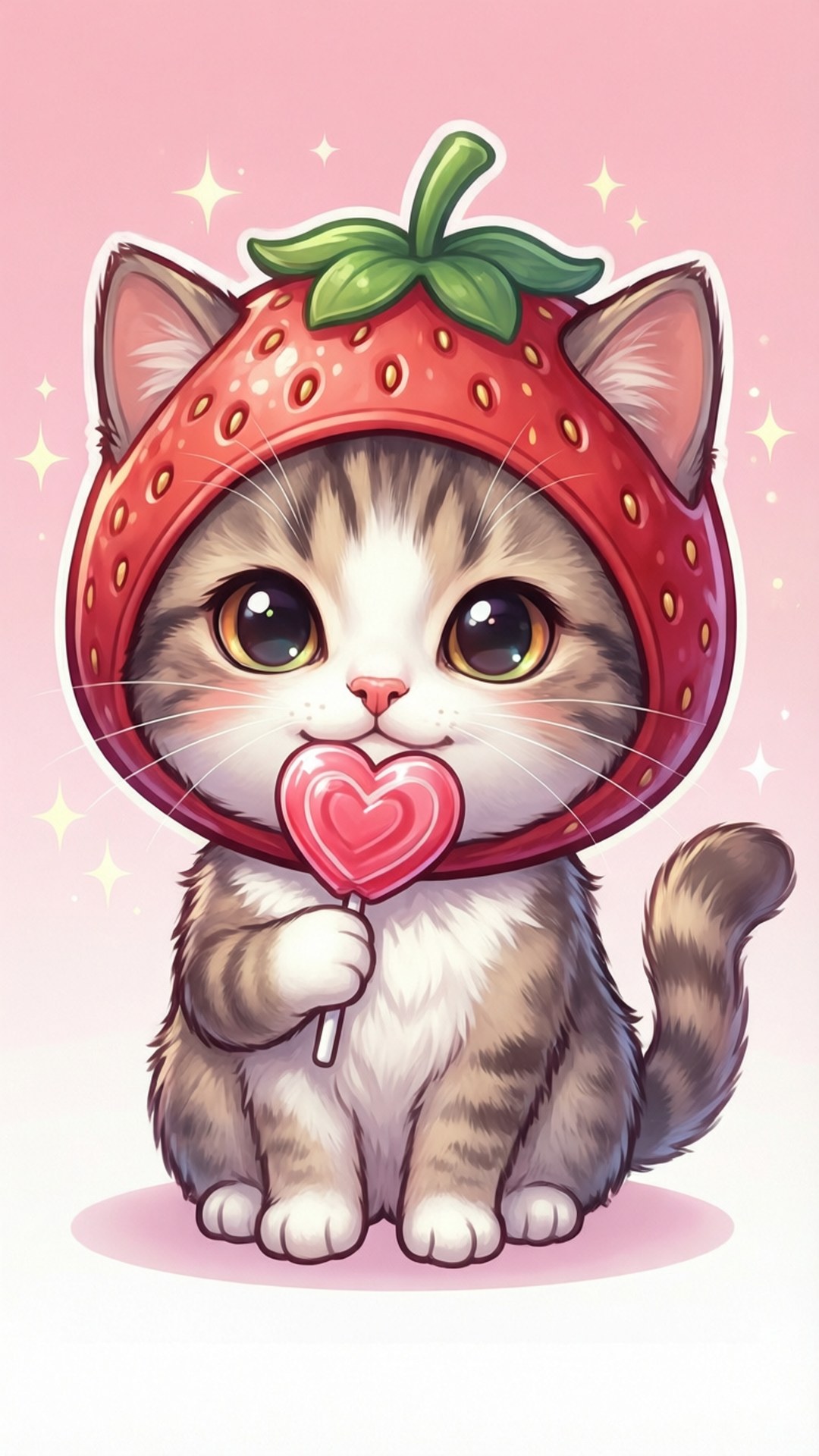 Gato Fresa con Paleta Fondos de pantalla