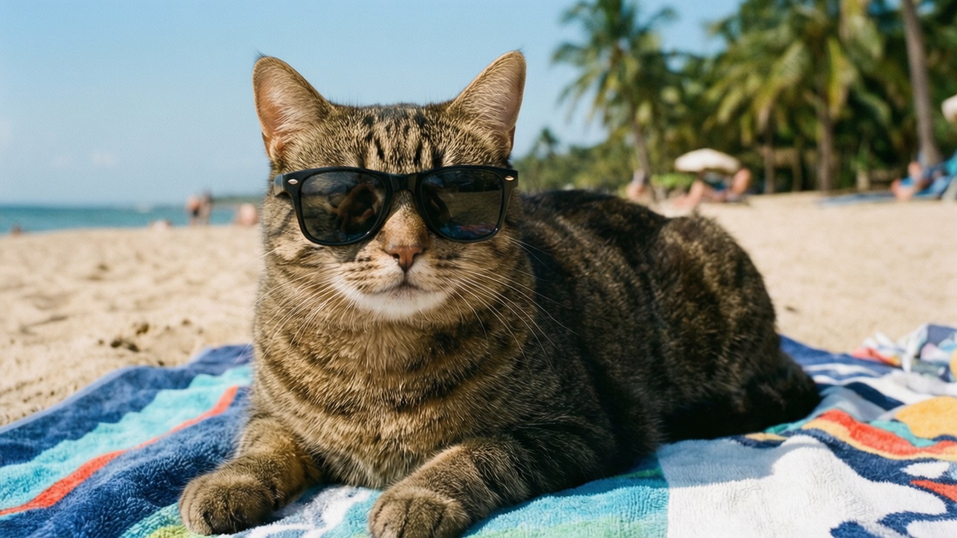 Gato Fresco Veraniego Fondos de pantalla