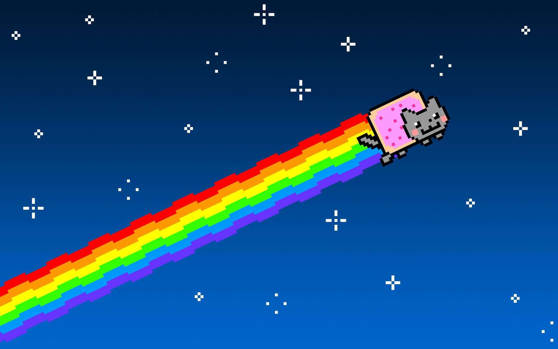 Gato Galaxia Nyan Flappy Fondos de pantalla
