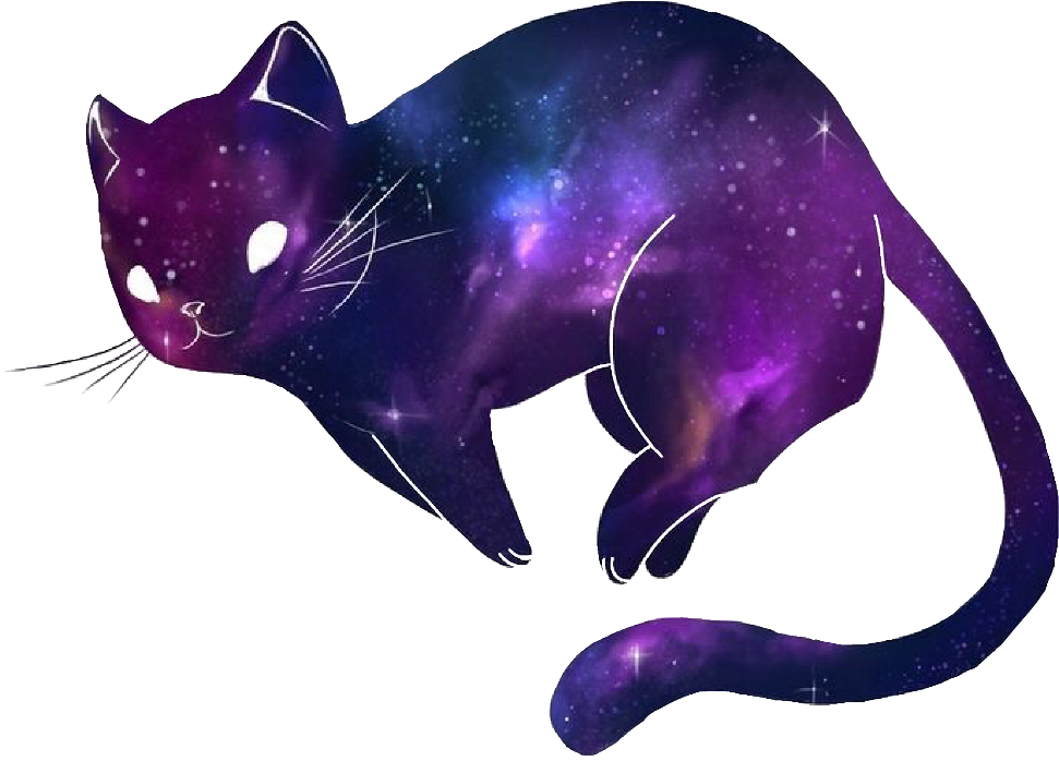 Gato Kawaii Cósmico.PNG Fondos de pantalla