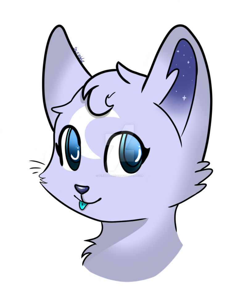 Gato Kawaii de Ojos Estrellados Fondos de pantalla
