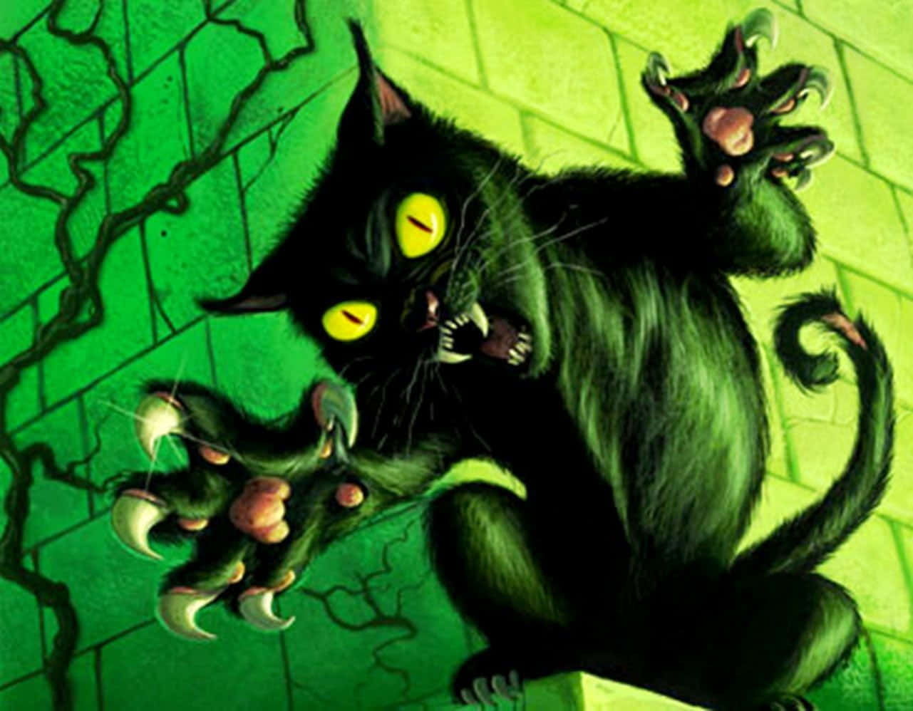 Gato Maldito Garras de Gato Negro Fondos de pantalla