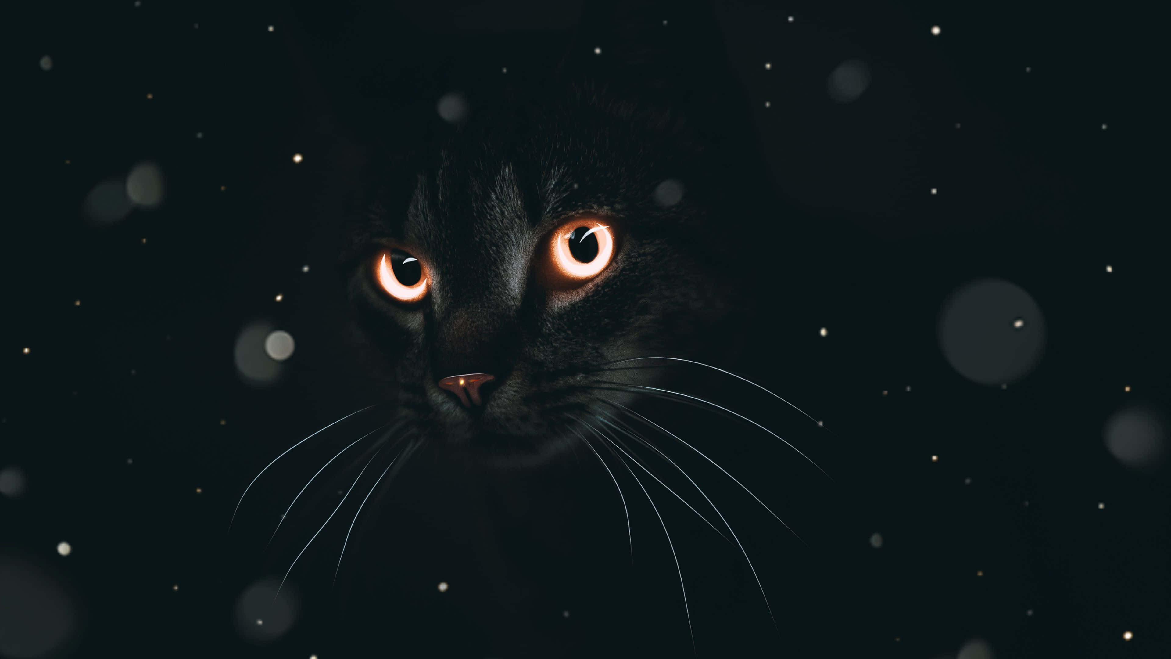 Gato negro estético y lindo para foto de perfil Fondos de pantalla