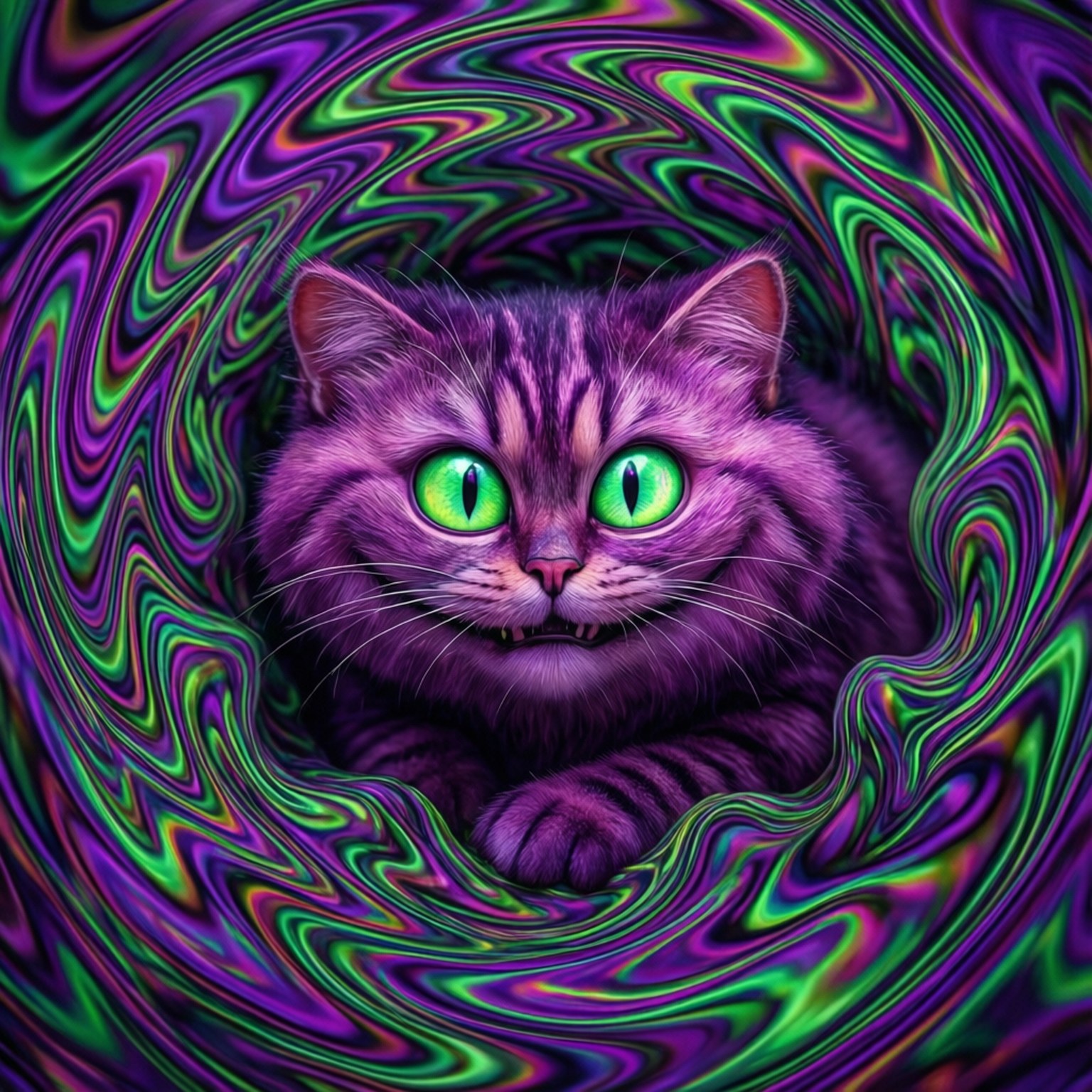 Gato Psicodélico Fondos de pantalla