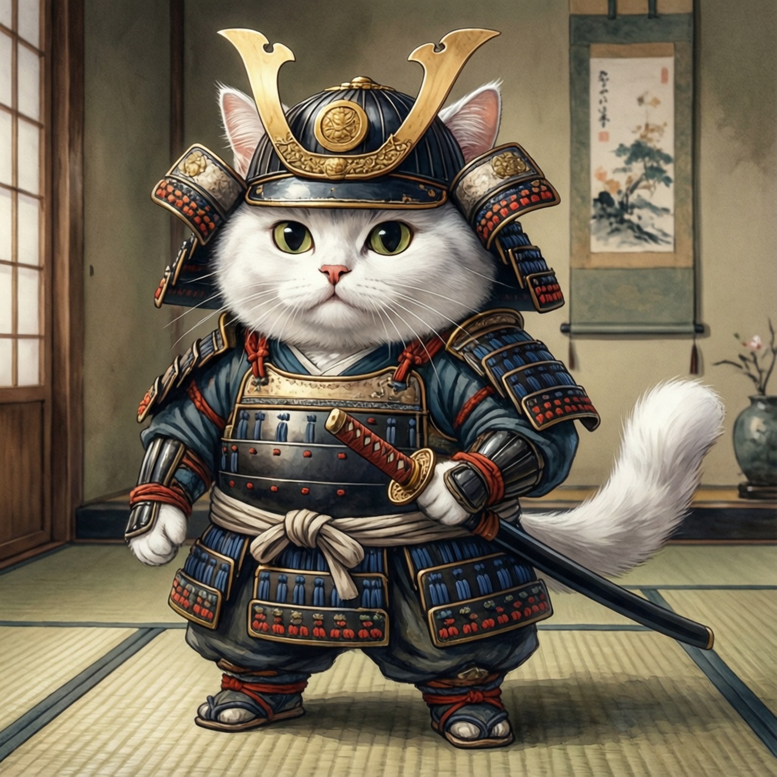 Gato Samurái Fondos de pantalla