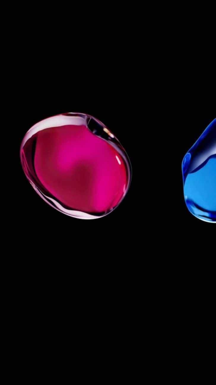Gema Azul y Magenta iPhone 7 Plus Live Fondos de pantalla