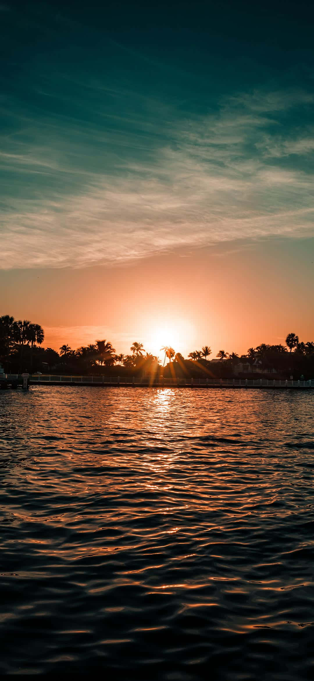 Genial amanecer en la playa Fondos de pantalla