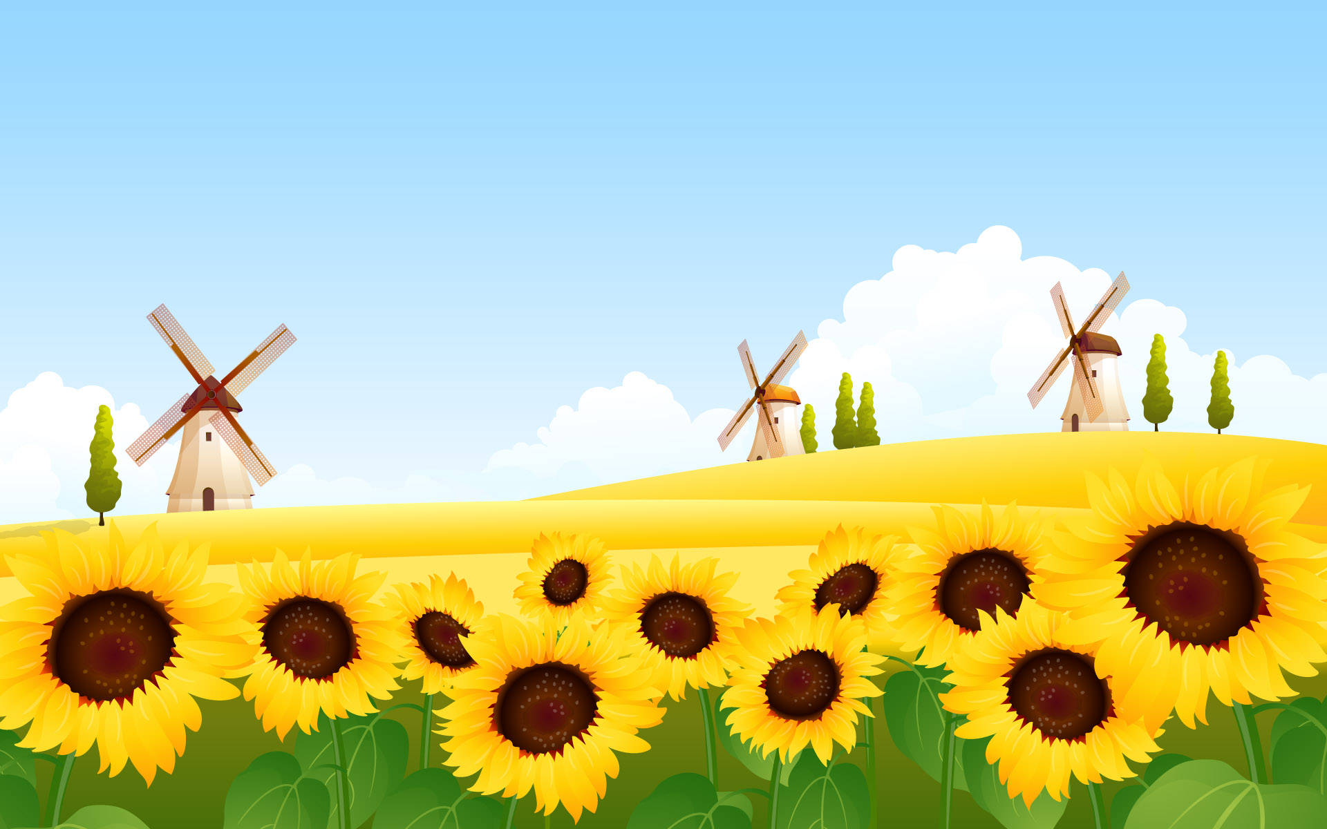 Girasoles 4K Naturaleza Fondos de pantalla