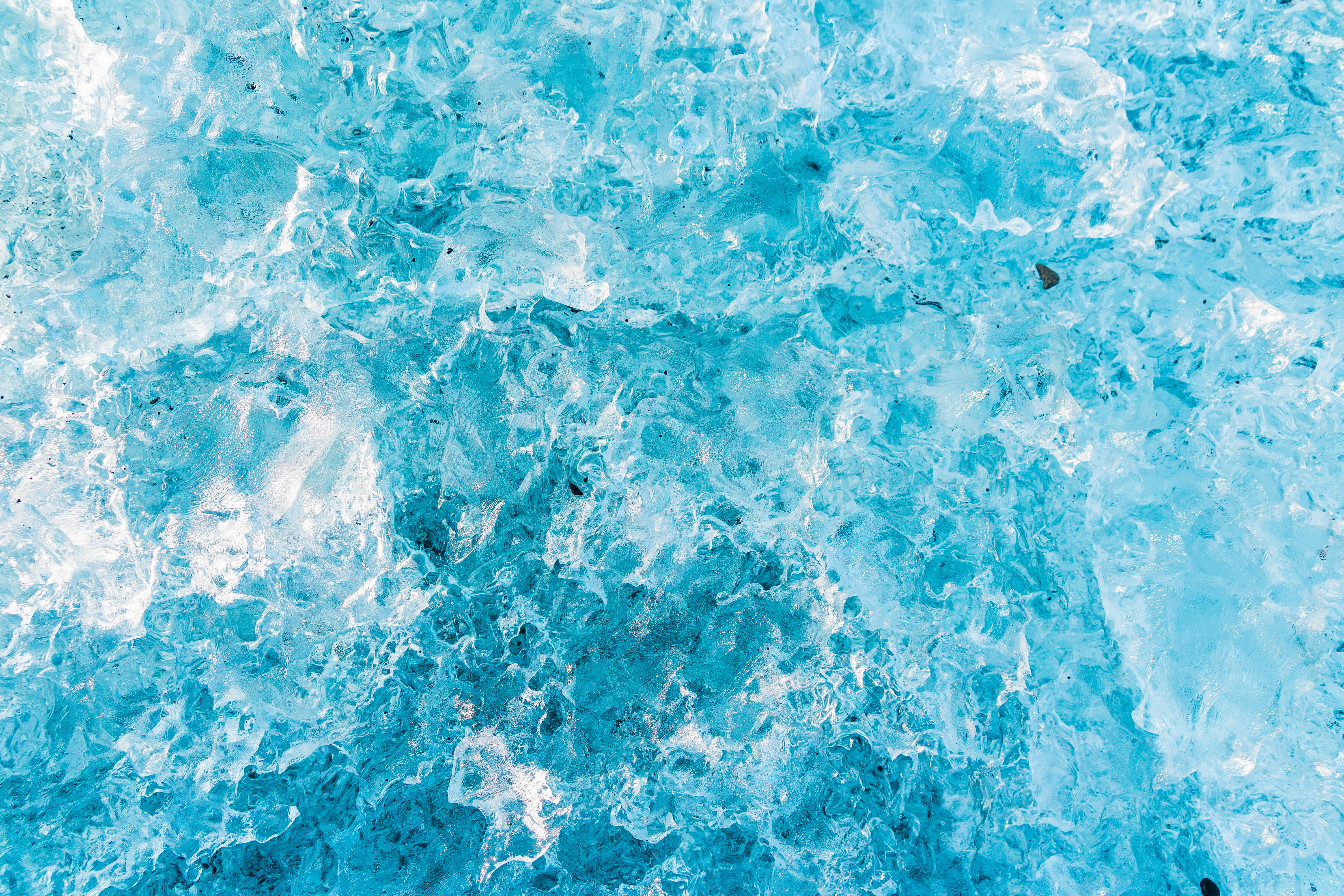 Glaciar Cristalino Azul Frío Fondos de pantalla